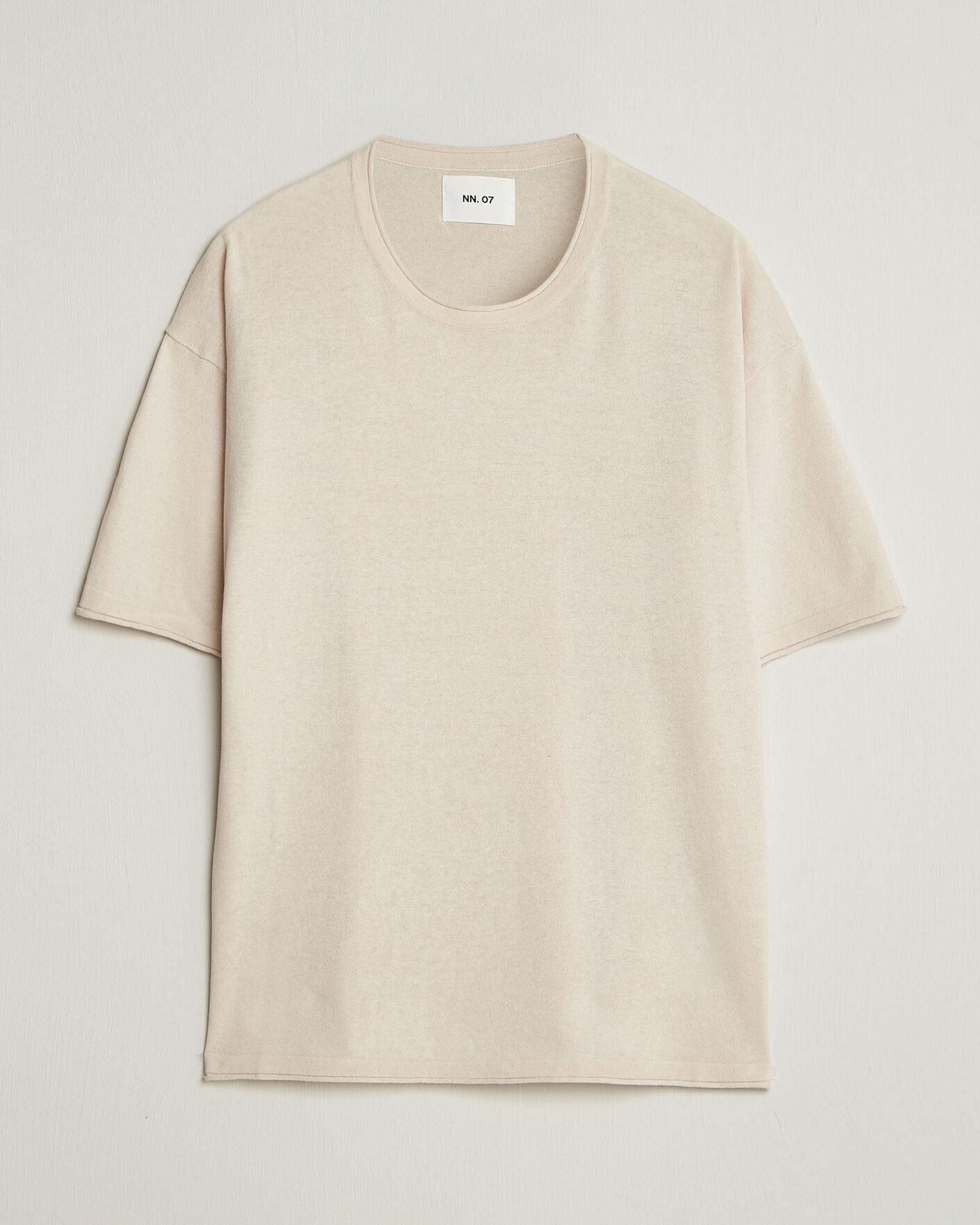 Men | T-Shirts | NN07 | Ryan Cotton/Linen T-Shirt Oat