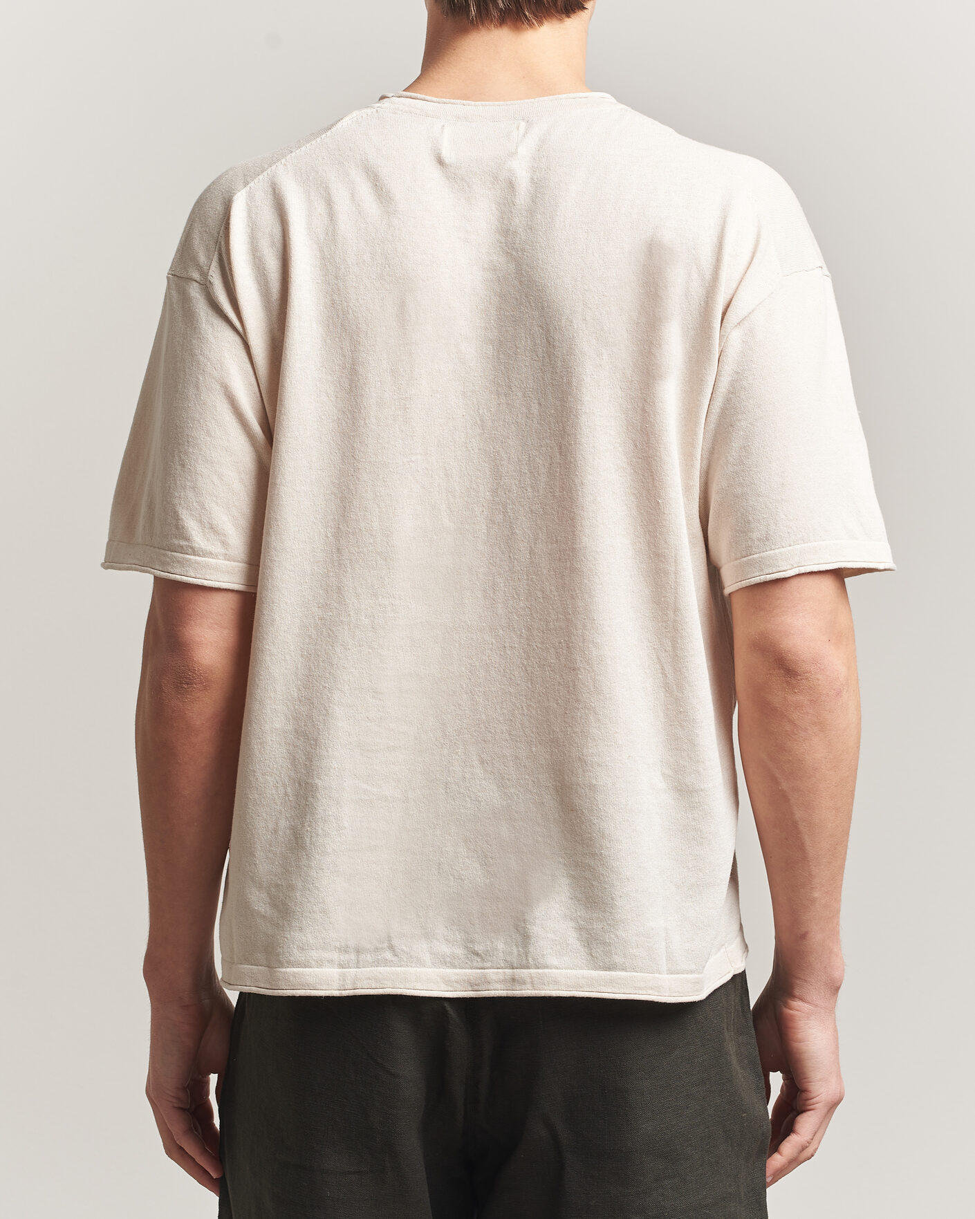 Men | T-Shirts | NN07 | Ryan Cotton/Linen T-Shirt Oat