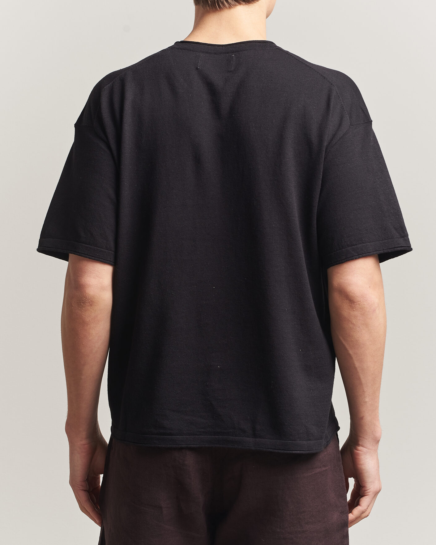 Men | T-Shirts | NN07 | Ryan Cotton/Linen T-Shirt Black