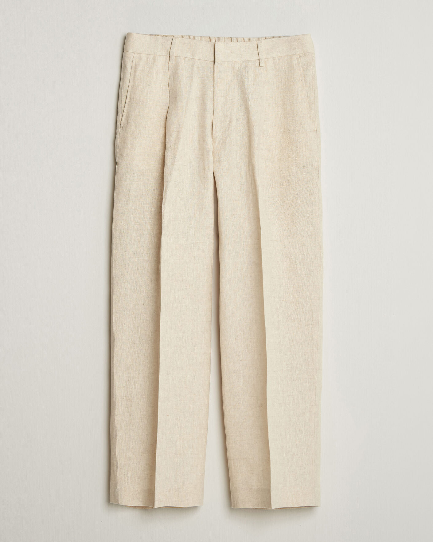 Men | Trousers | NN07 | Kay Relaxed Fit Linen Trousers Oat