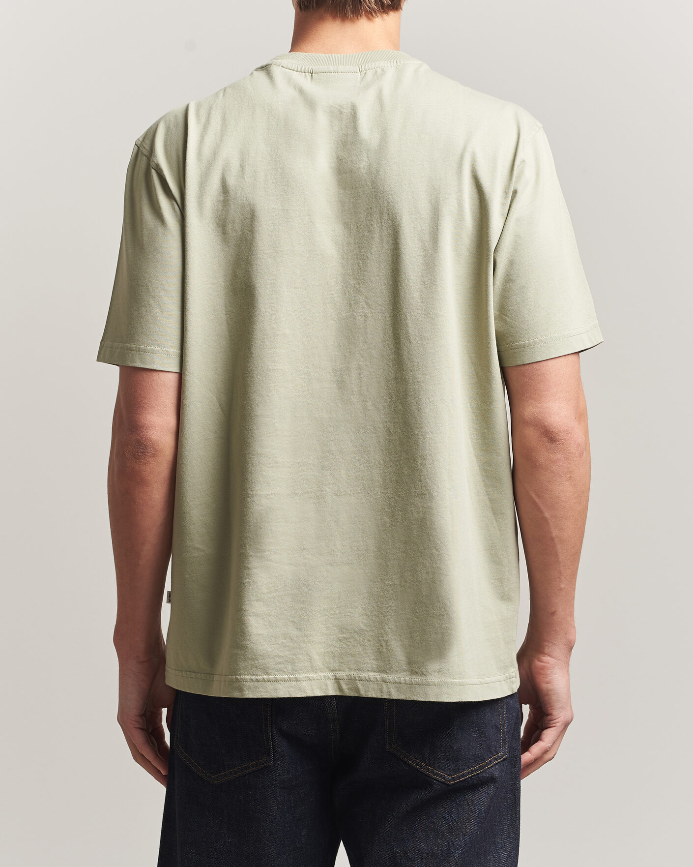 Men | T-Shirts | NN07 | Adam Crew Neck T-Shirt Sage Green