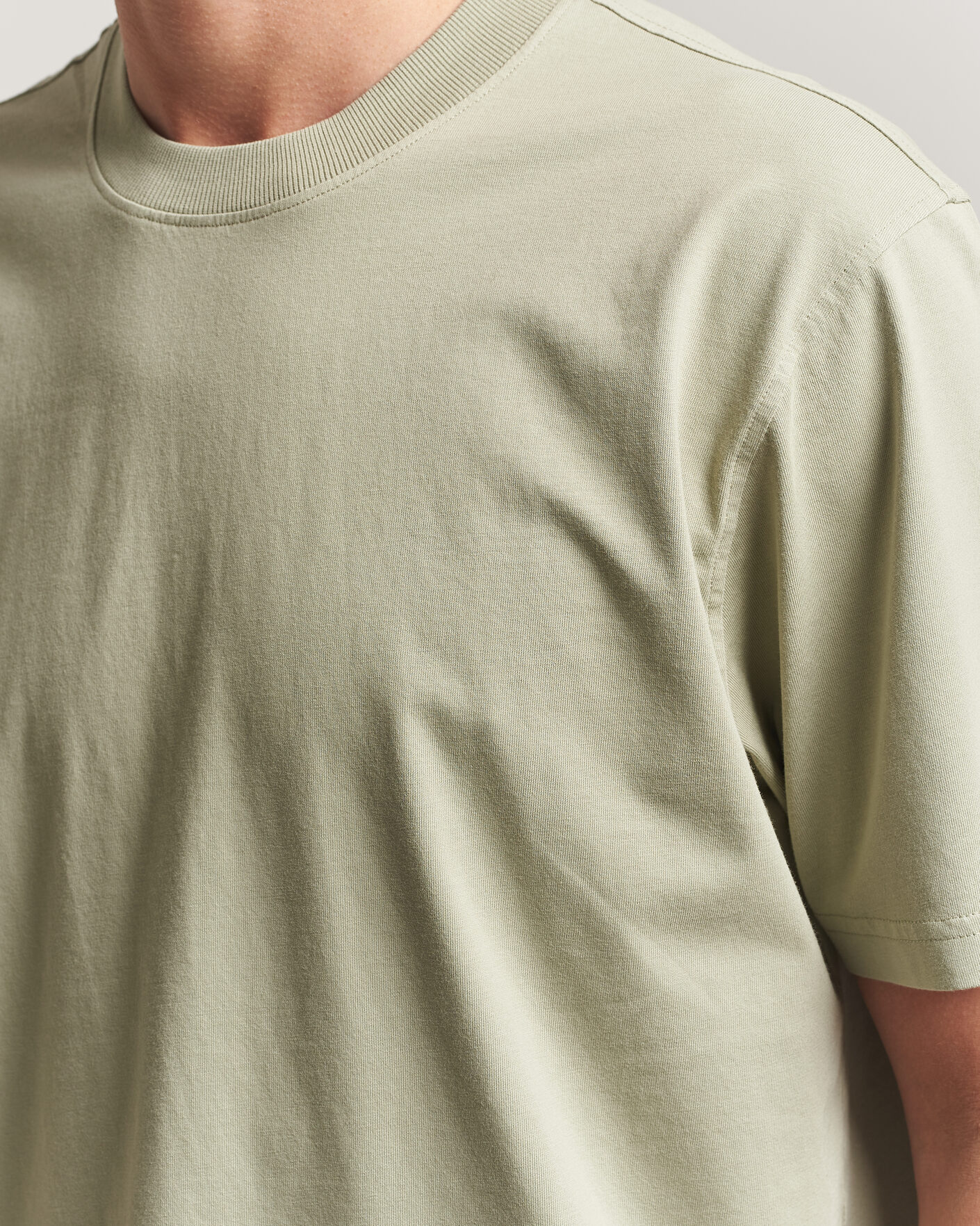 Men | T-Shirts | NN07 | Adam Crew Neck T-Shirt Sage Green