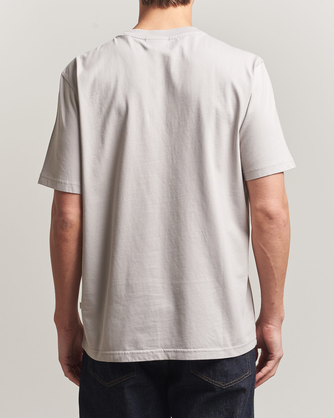 Men | T-Shirts | NN07 | Adam Crew Neck T-Shirt Moon Dust