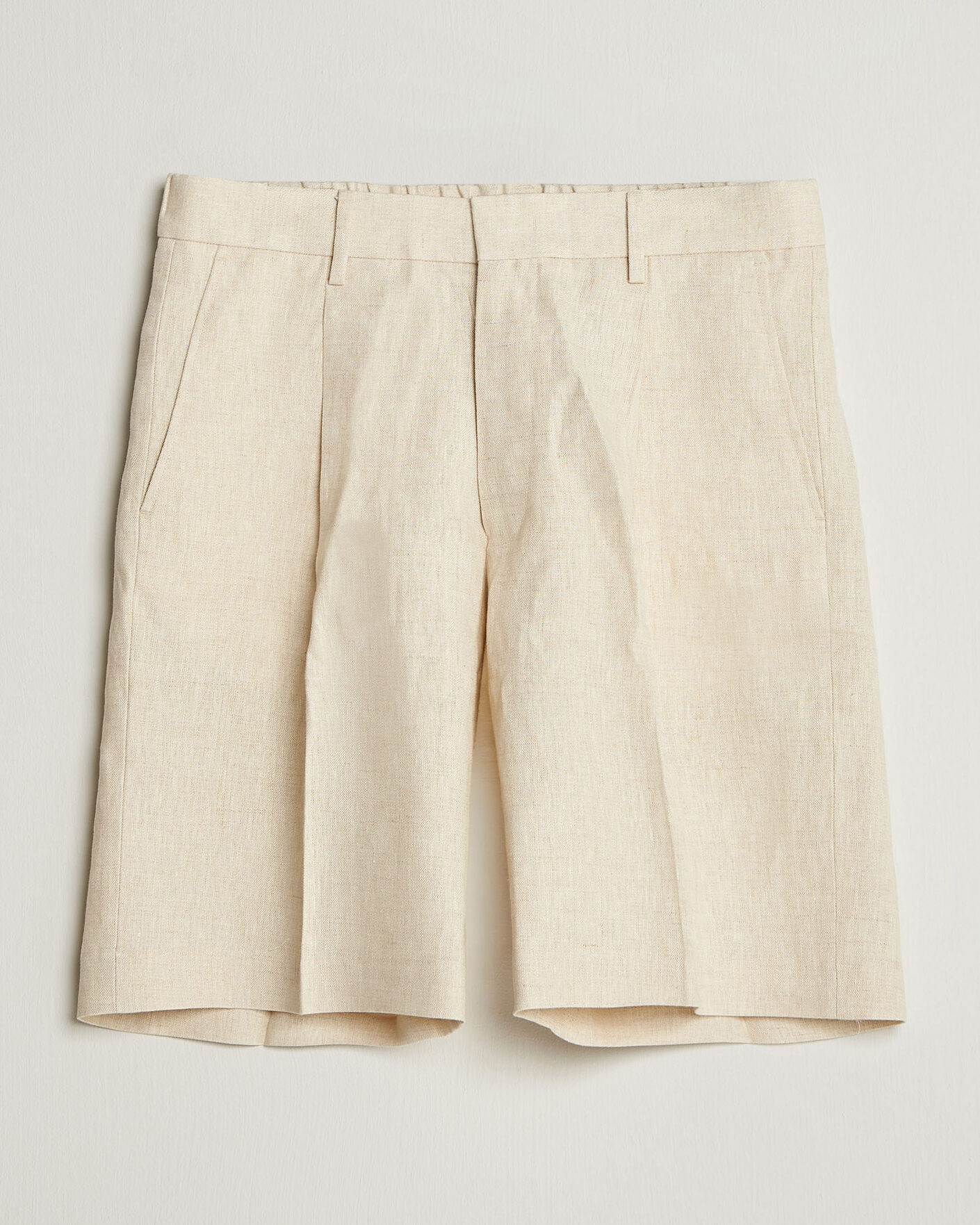 Men | Shorts | NN07 | Kay Relaxed Fit Linen Drawstring Shorts Oat
