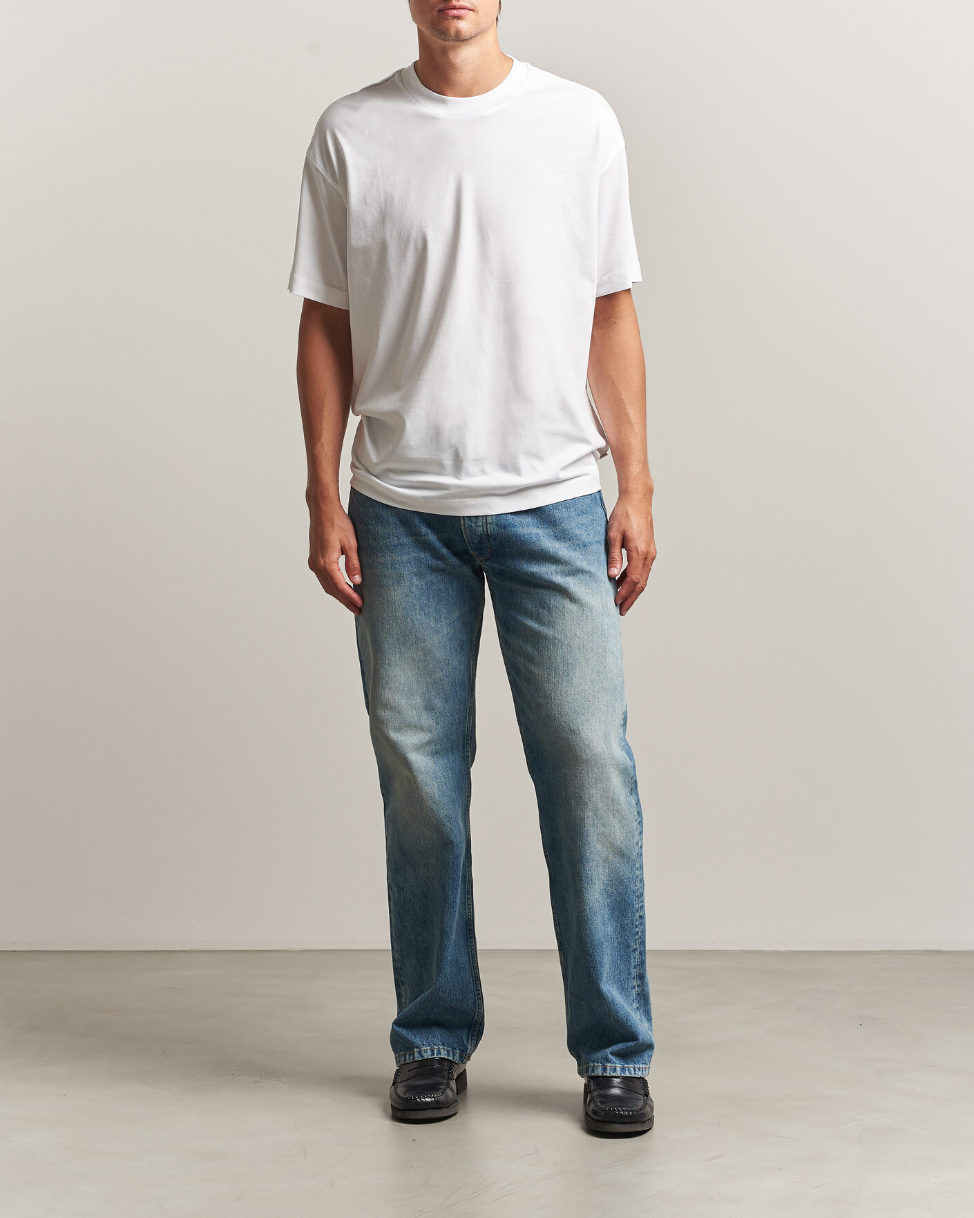 Men | T-Shirts | NN07 | Lionel Suvin Cotton Crew Neck T-Shirt White