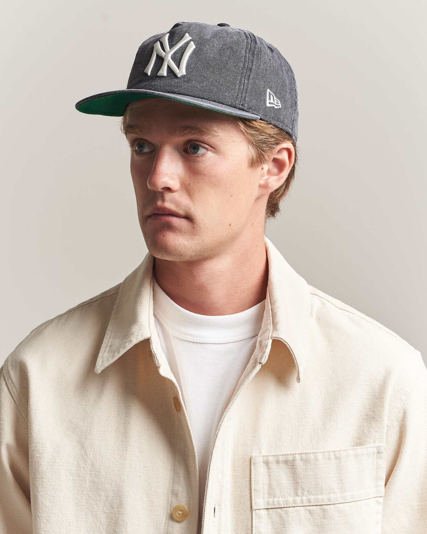 Men | Hats & Caps | New Era | 9Twenty Washed Cotton Cap Grey New York Yankees