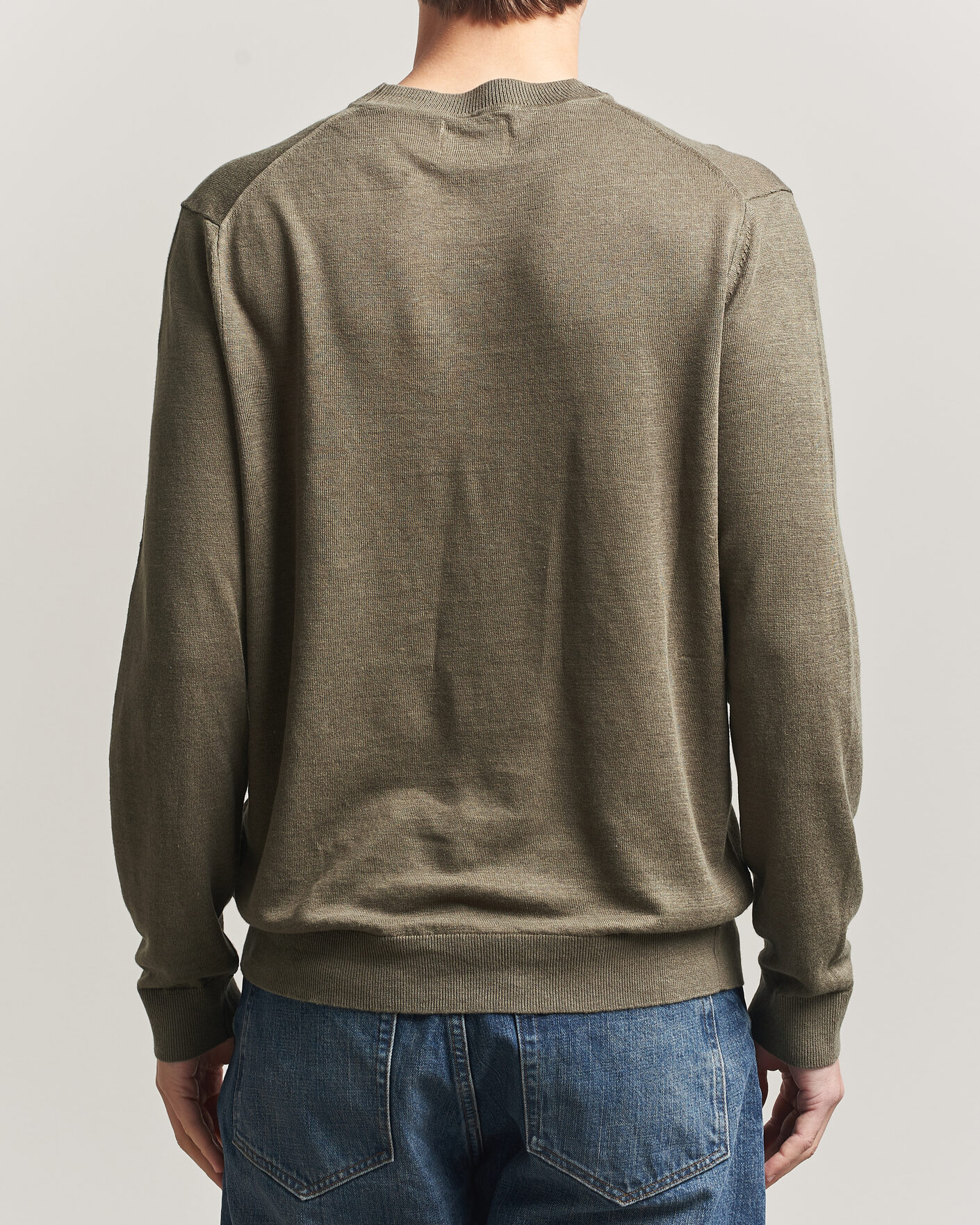 Men | Sweaters & Knitwear | NN07 | Ted Linen Knitted Sweater Capers Green