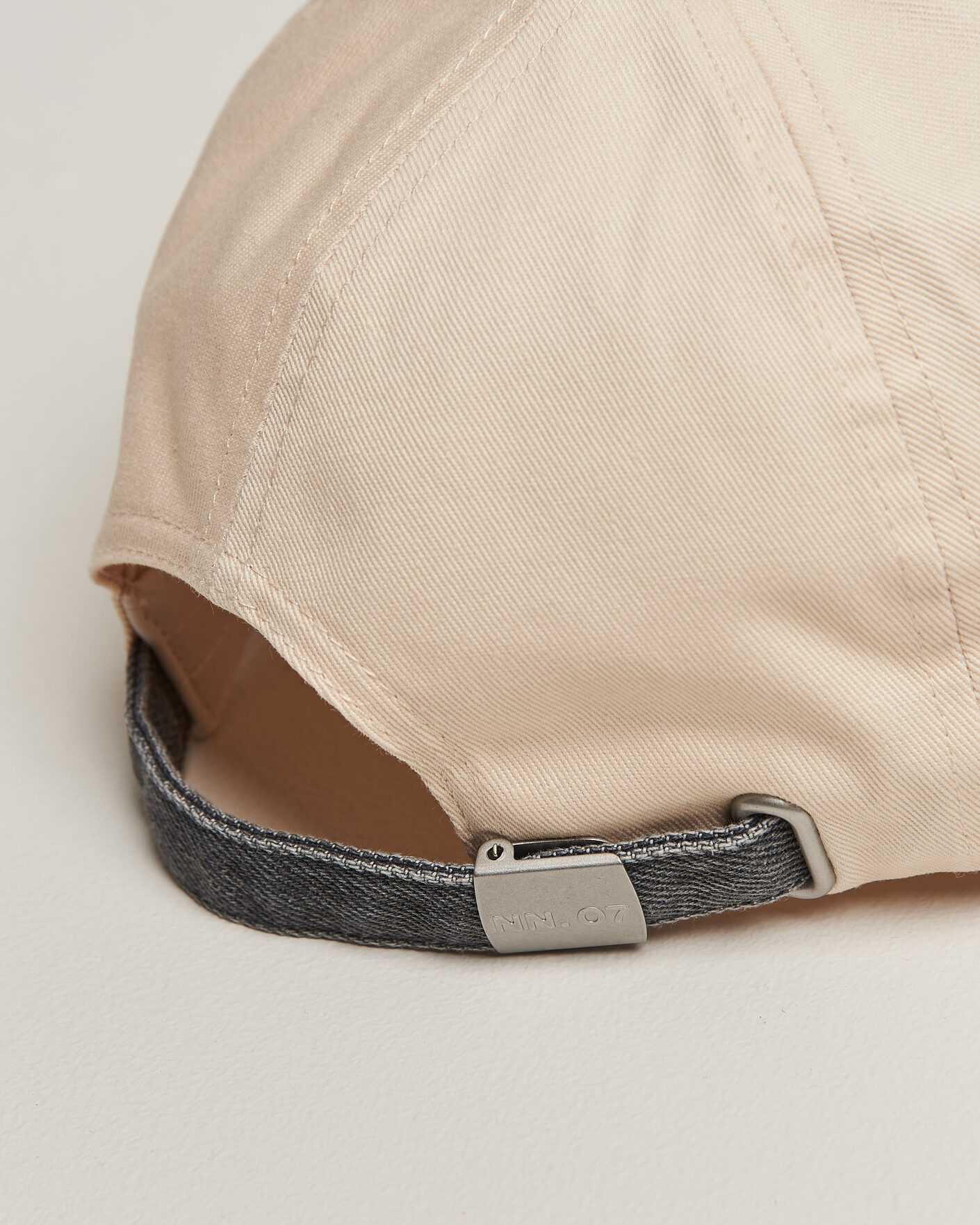 Men | NN07 Logo Cap Grey Denim | NN07 | Logo Cap Grey Denim