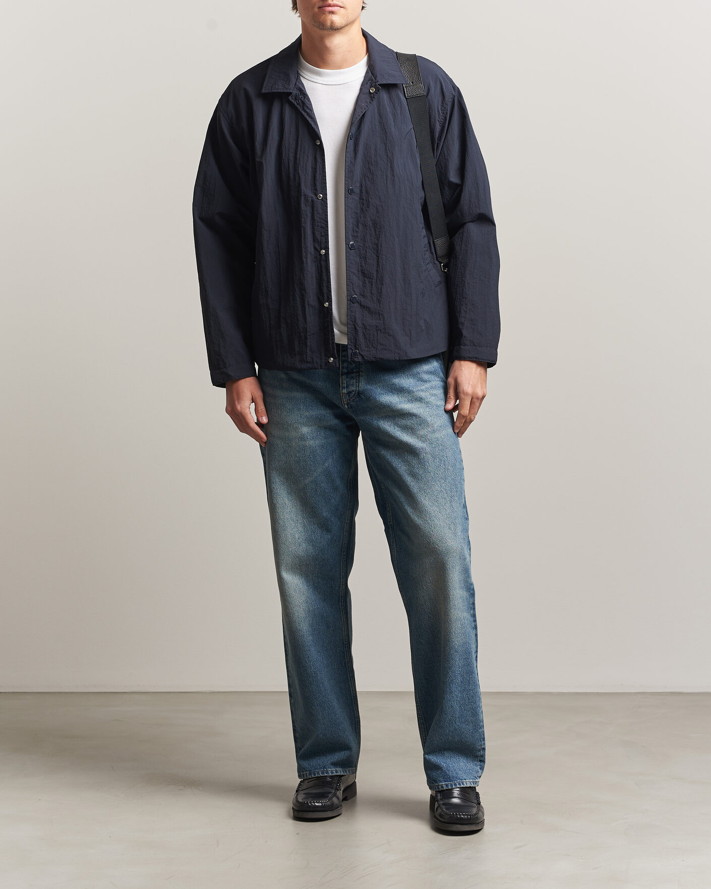 NN07 Frenton Coach Jacket Deep Navy at CareOfCarl.com