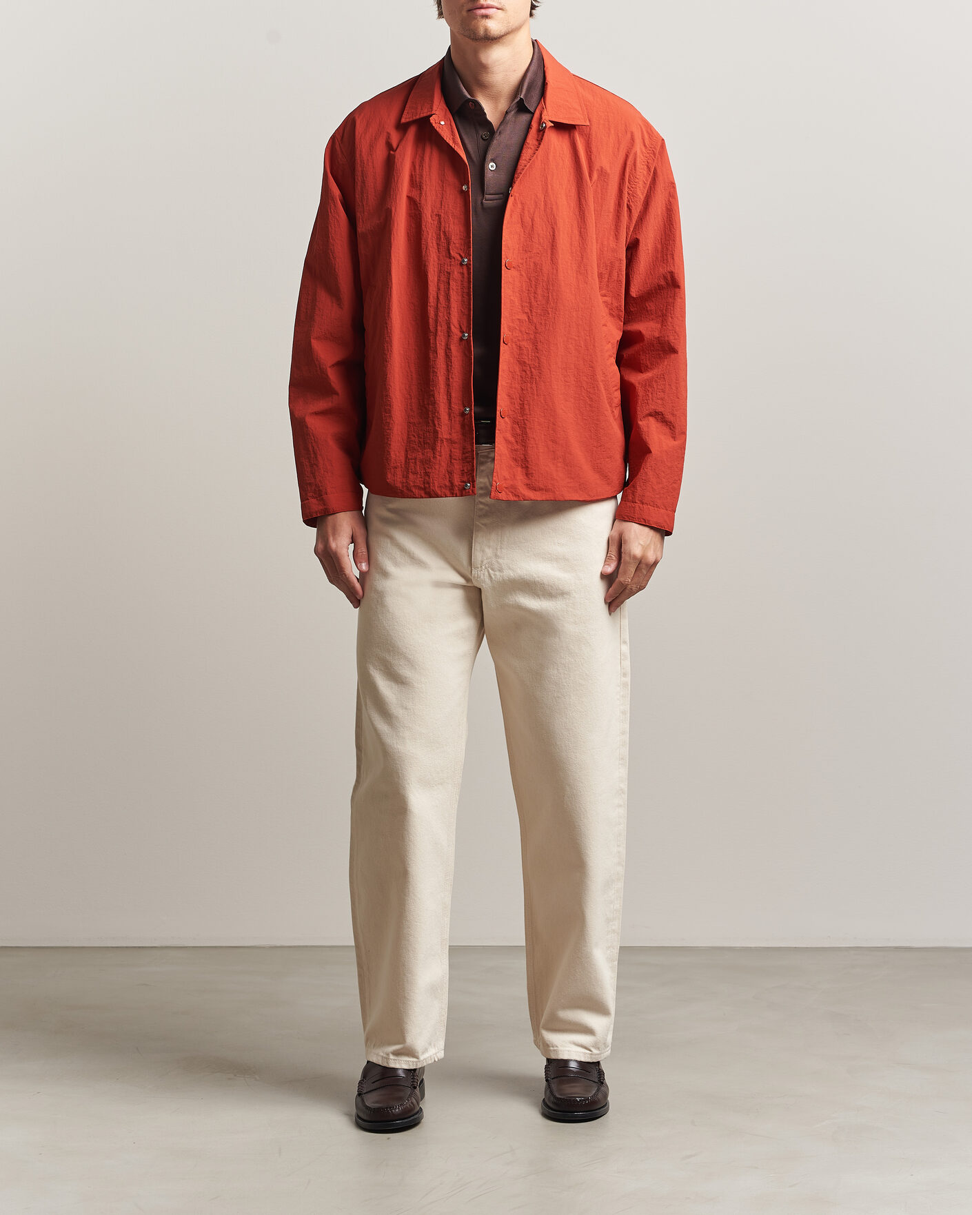 Men | Coats & Jackets | NN07 | Frenton Coach Jacket Sienna Heat