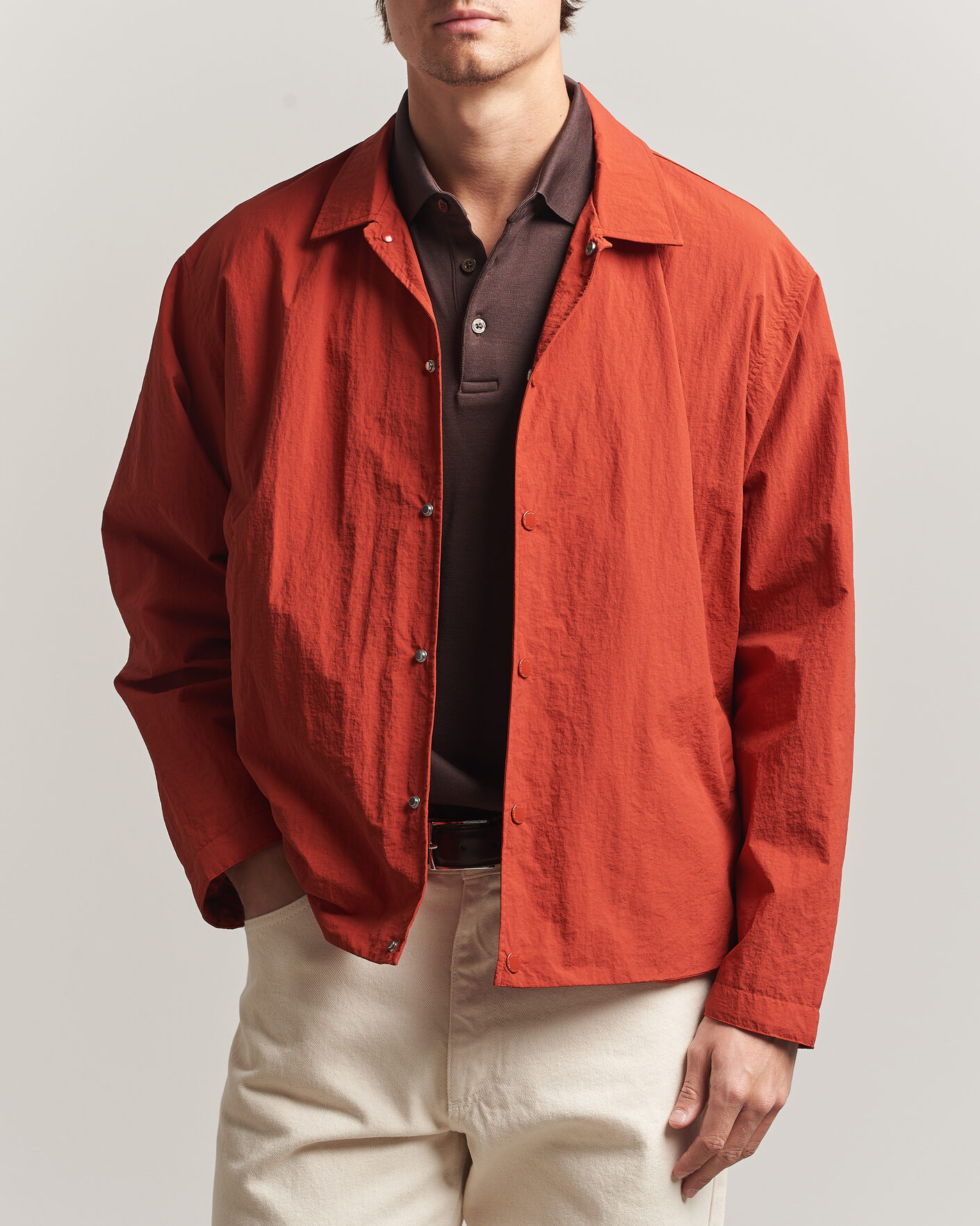 Men | Coats & Jackets | NN07 | Frenton Coach Jacket Sienna Heat