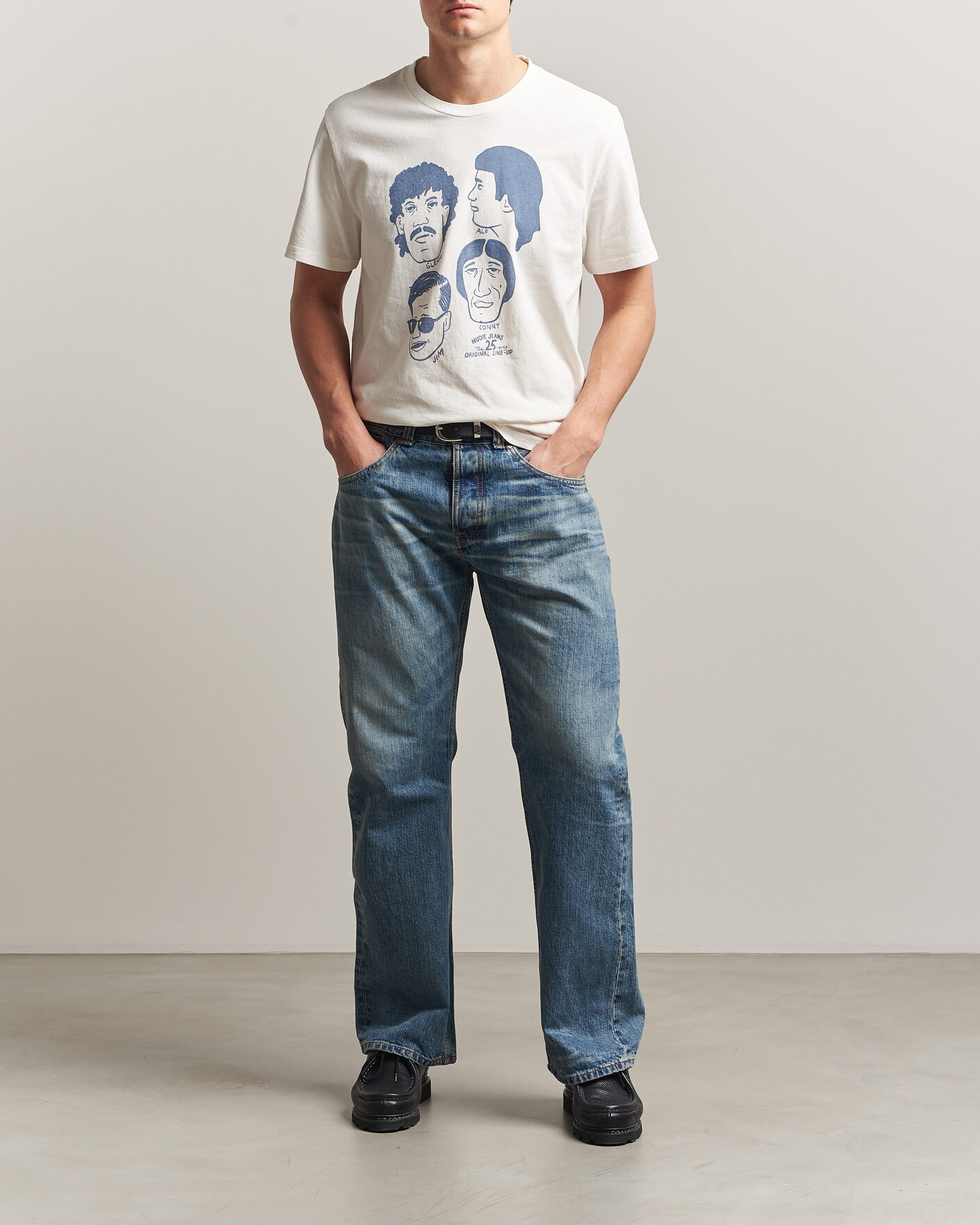 Men | Trousers | Nudie Jeans | Regular Alf Jeans Silver Tracks