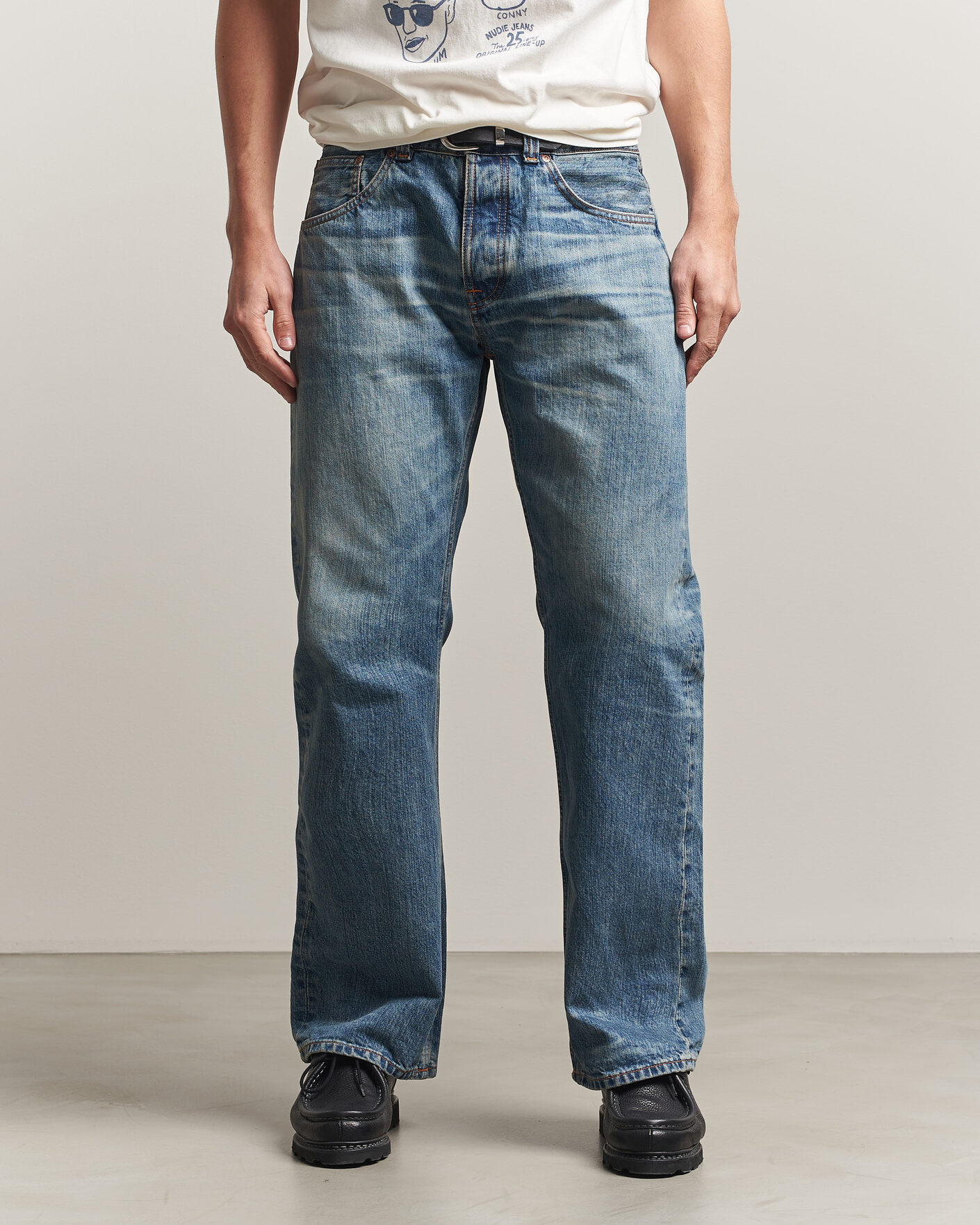 Men | Jeans | Nudie Jeans | Regular Alf Jeans Silver Tracks