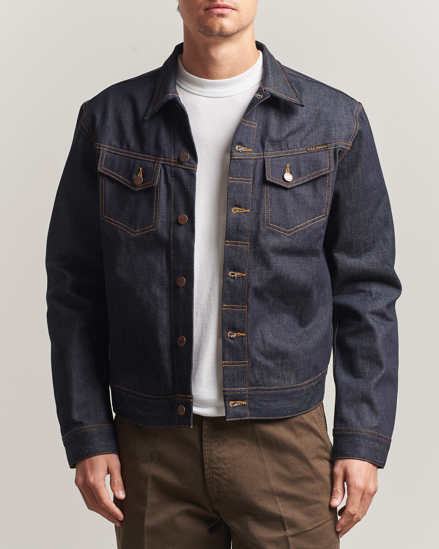 ジャケット・アウター archive nudie jeans coating denim jacket Nudie Jeans Conny Denim Jacket Dry One at CareOfCarl.com