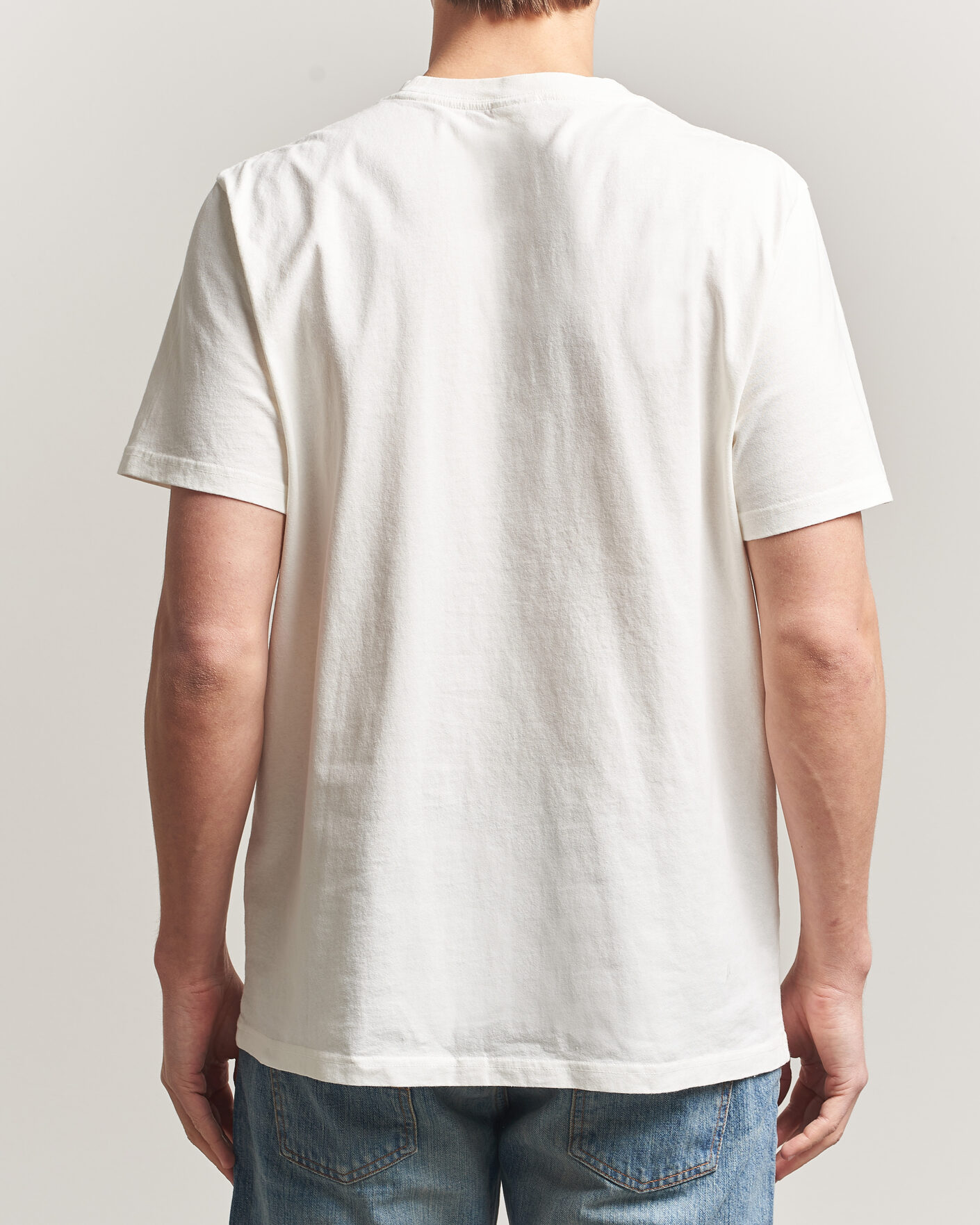 Men | T-Shirts | Nudie Jeans | Roy Fab Four T-Shirt Chalk White