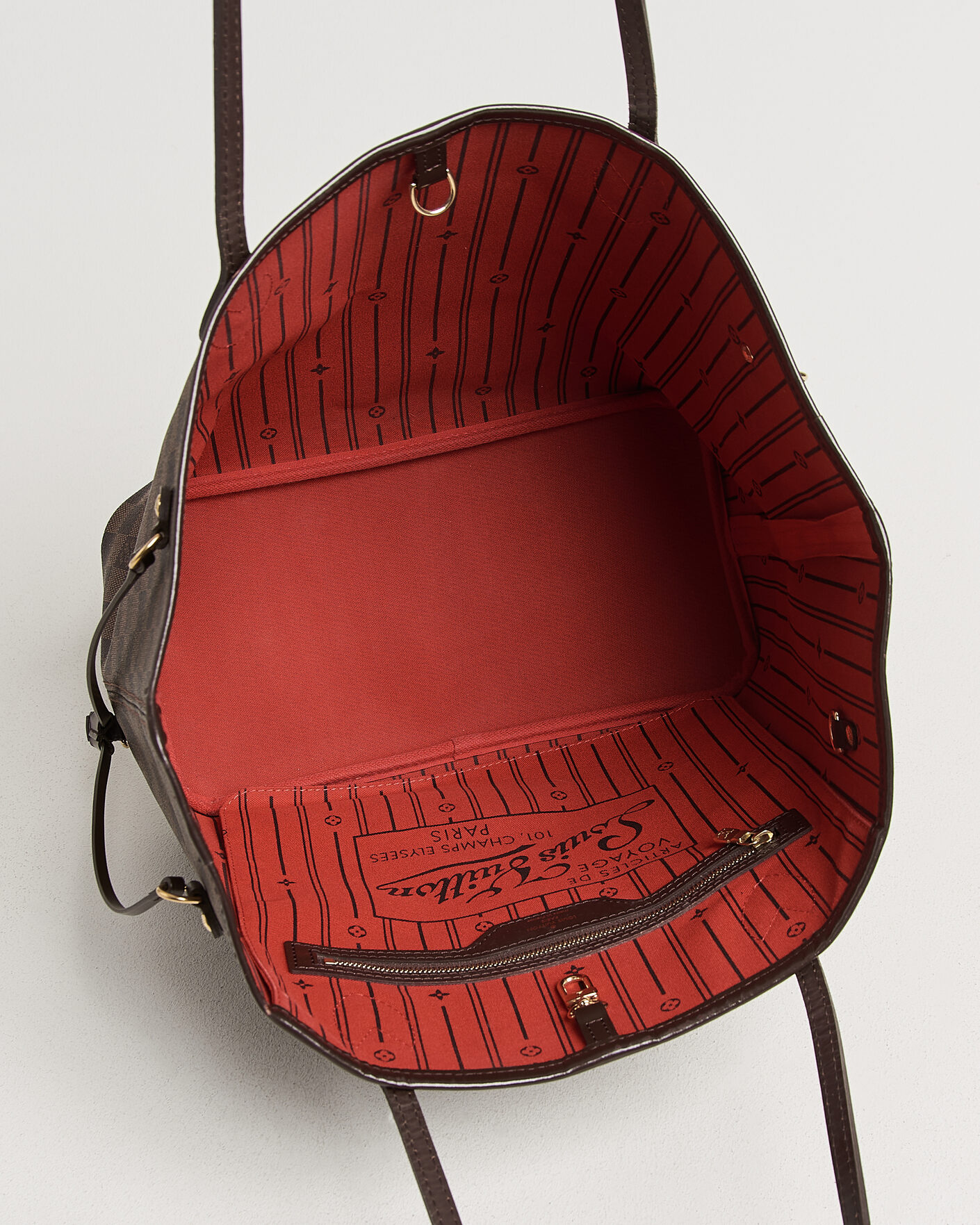 Men | Pre-Owned & Vintage Bags | Louis Vuitton Pre-Owned | Neverfull MM Damier Ebene