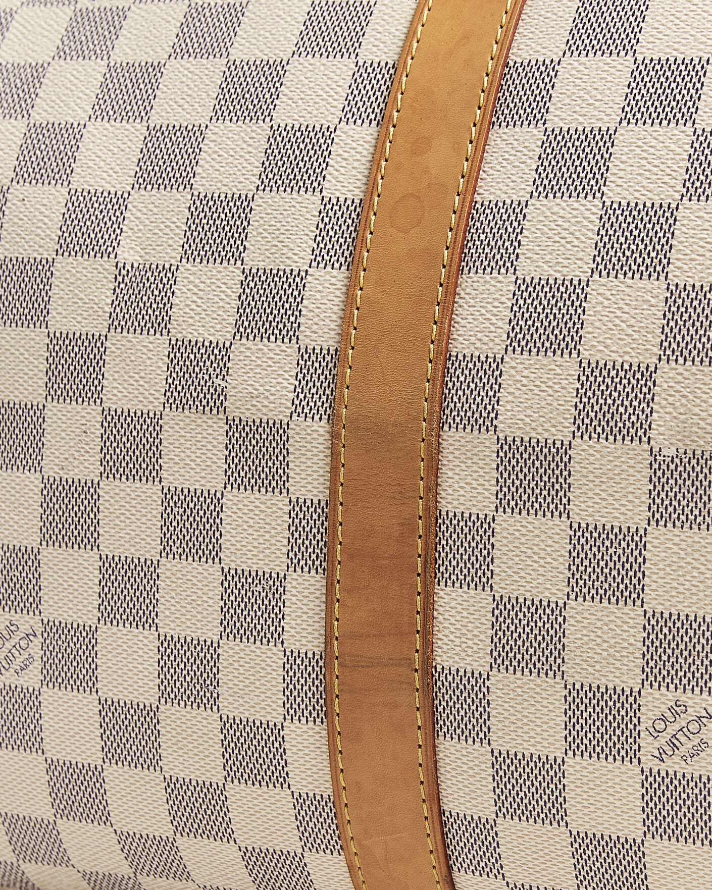 Men | Pre-Owned & Vintage Bags | Louis Vuitton Pre-Owned | Keepall 50 Damier Azur