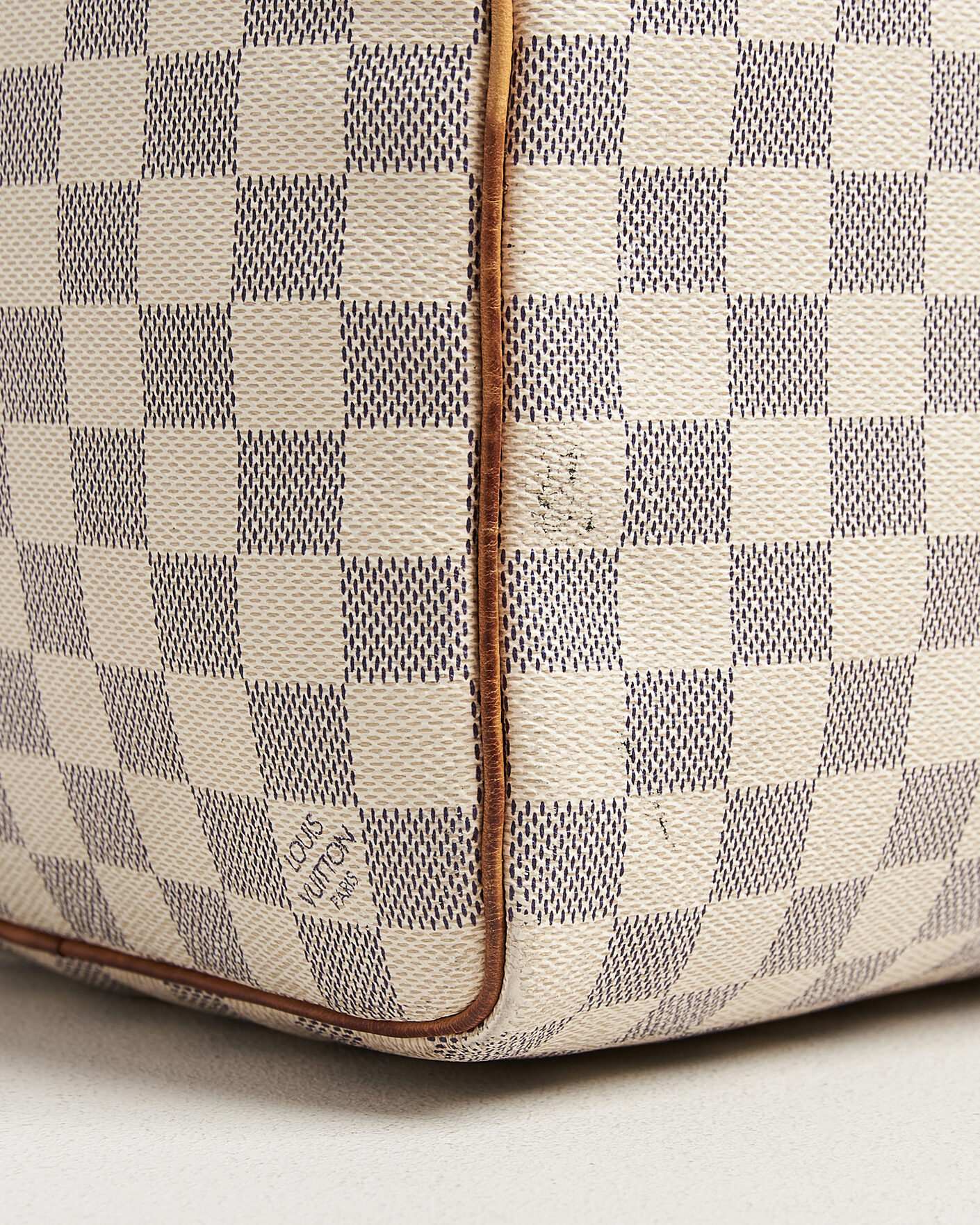 Men | Pre-Owned & Vintage Bags | Louis Vuitton Pre-Owned | Keepall 50 Damier Azur