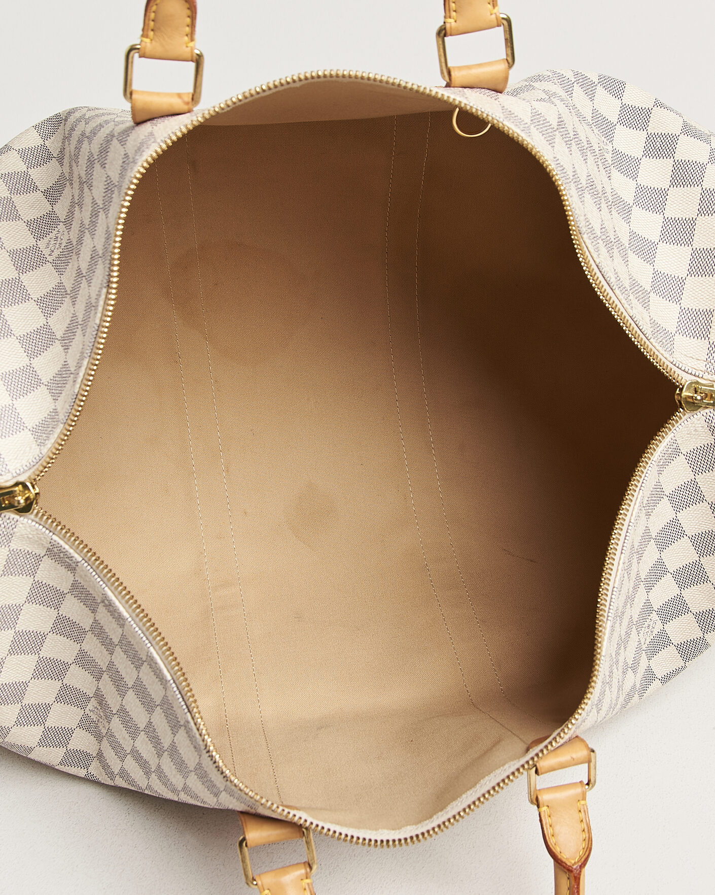 Men | Pre-Owned & Vintage Bags | Louis Vuitton Pre-Owned | Keepall 50 Damier Azur