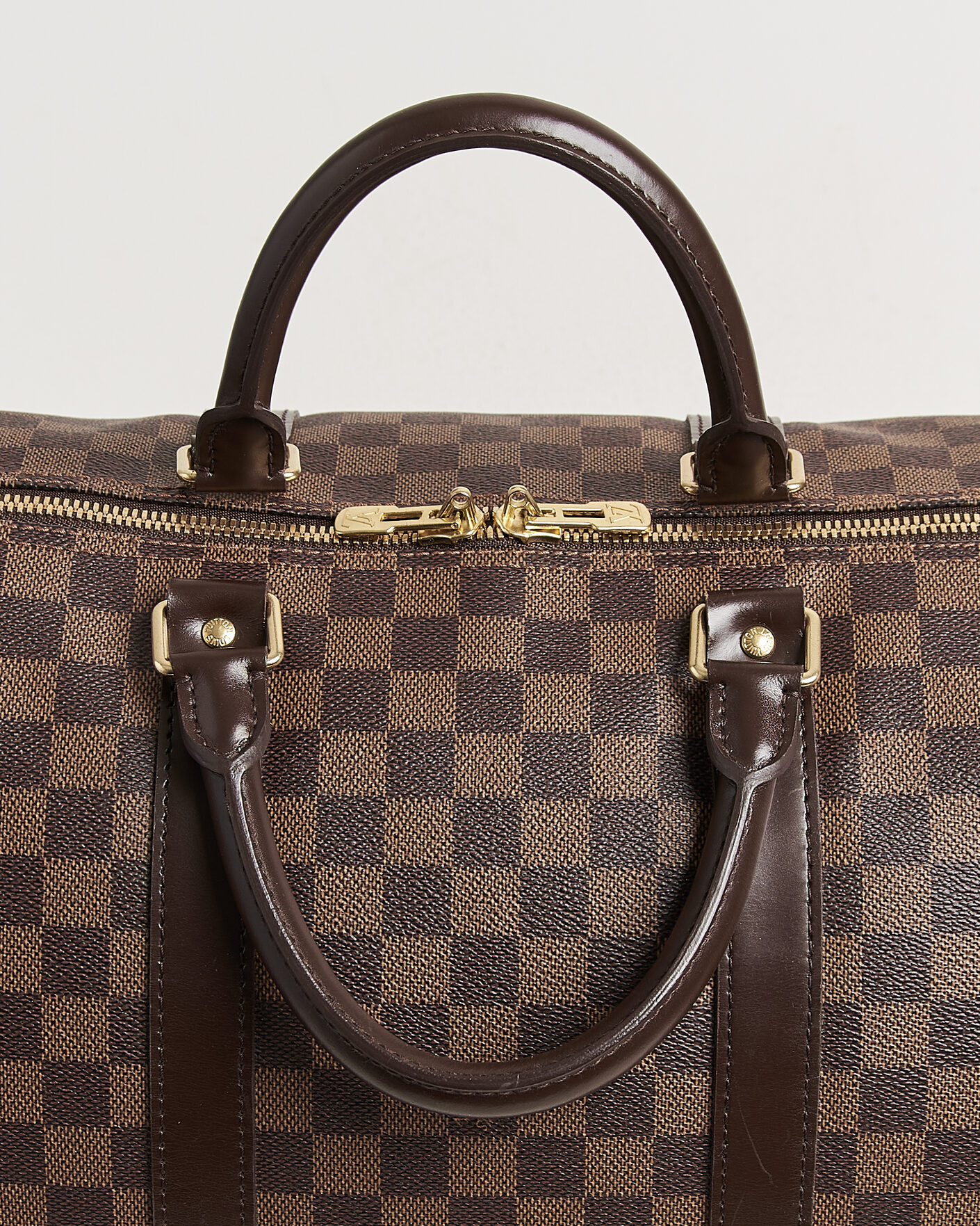 Men | Pre-Owned & Vintage Bags | Louis Vuitton Pre-Owned | Keepall 55 Bandouliére Damier Ebene