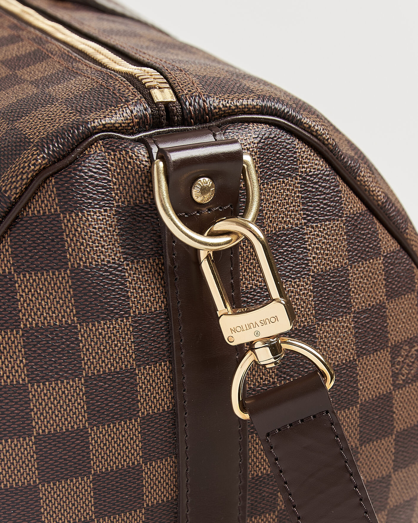Men | Pre-Owned & Vintage Bags | Louis Vuitton Pre-Owned | Keepall 55 Bandouliére Damier Ebene
