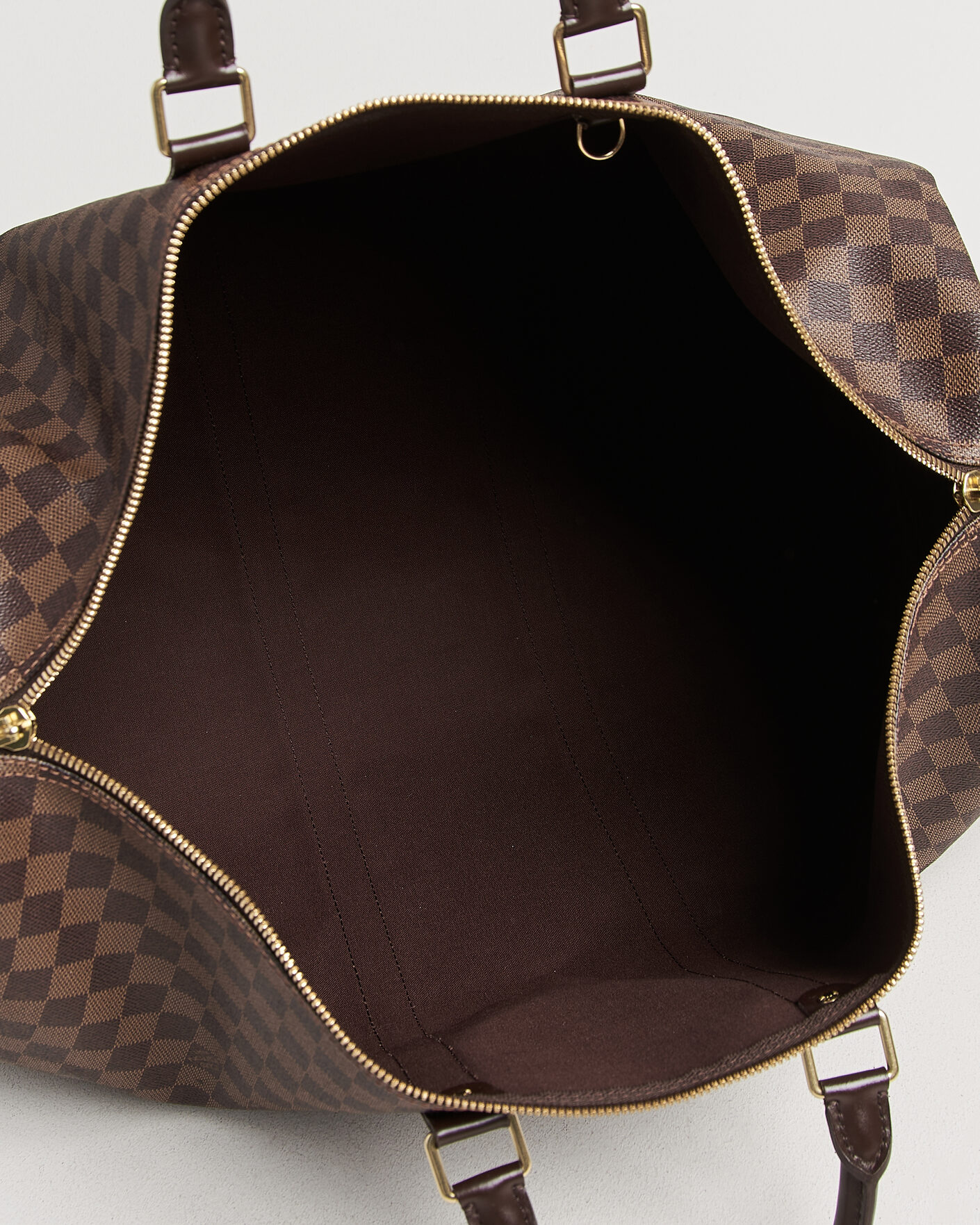Men | Pre-Owned & Vintage Bags | Louis Vuitton Pre-Owned | Keepall 55 Bandouliére Damier Ebene