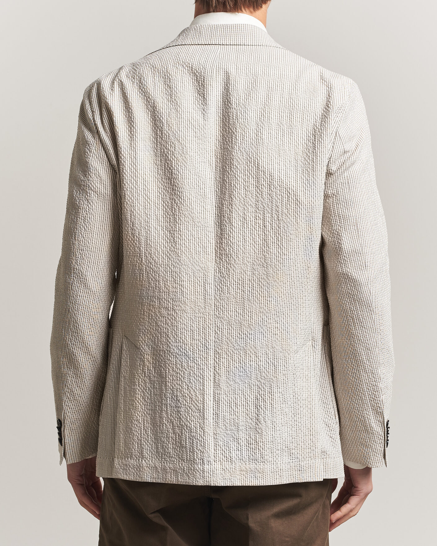 Men | Blazers | Oscar Jacobson | Ferry Patch Soft Blazer Brindle Beige