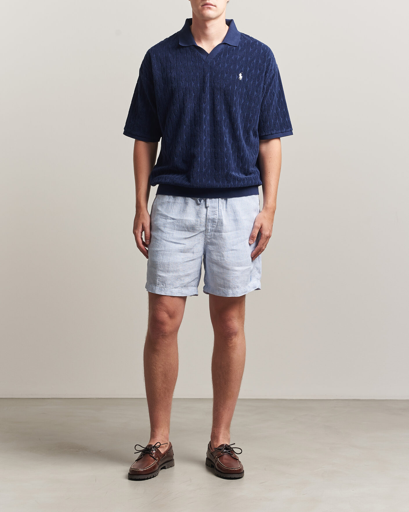 Men | Polo Shirts | Polo Ralph Lauren | Knit Polo Newport Navy