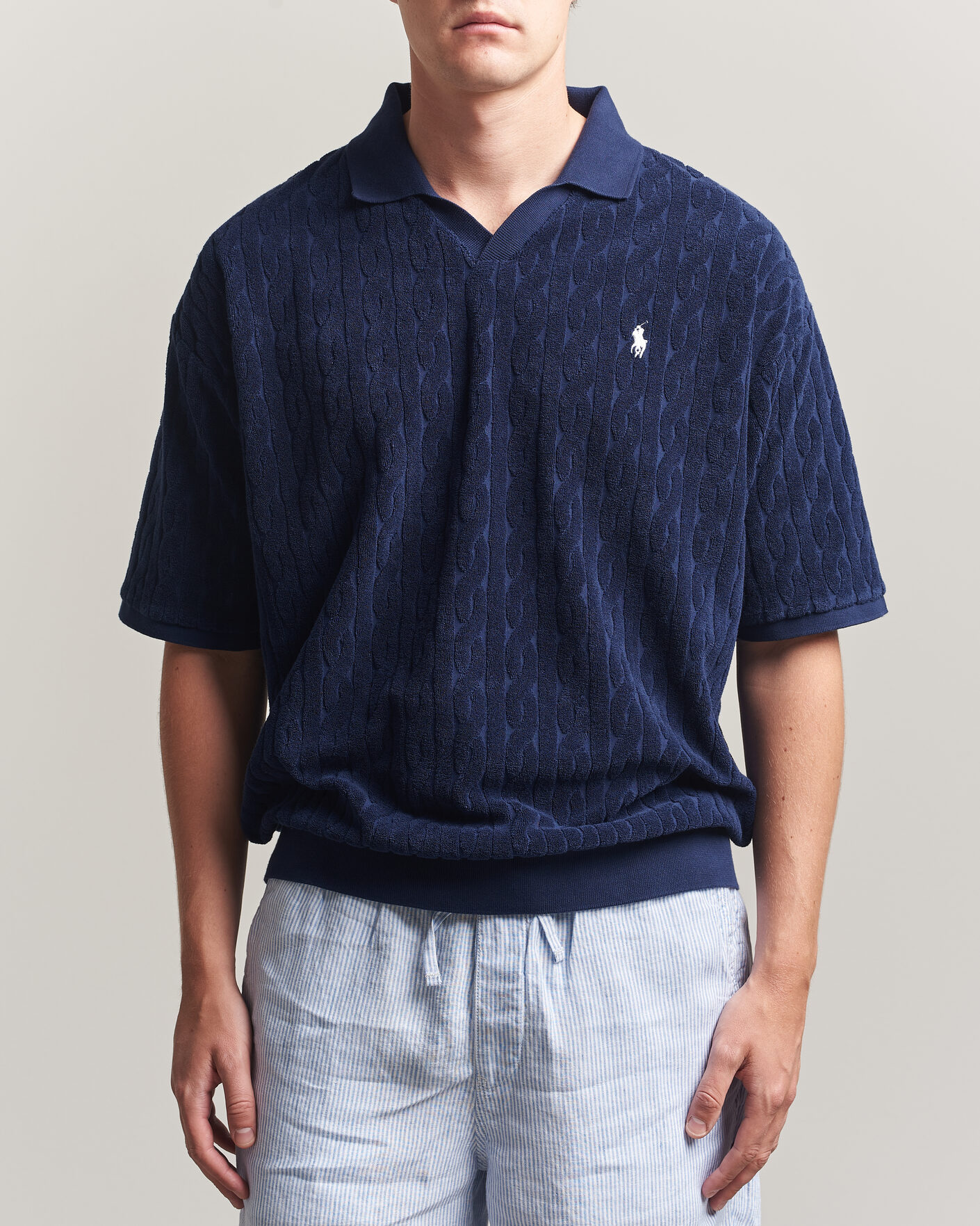 Men | Polo Shirts | Polo Ralph Lauren | Knit Polo Newport Navy