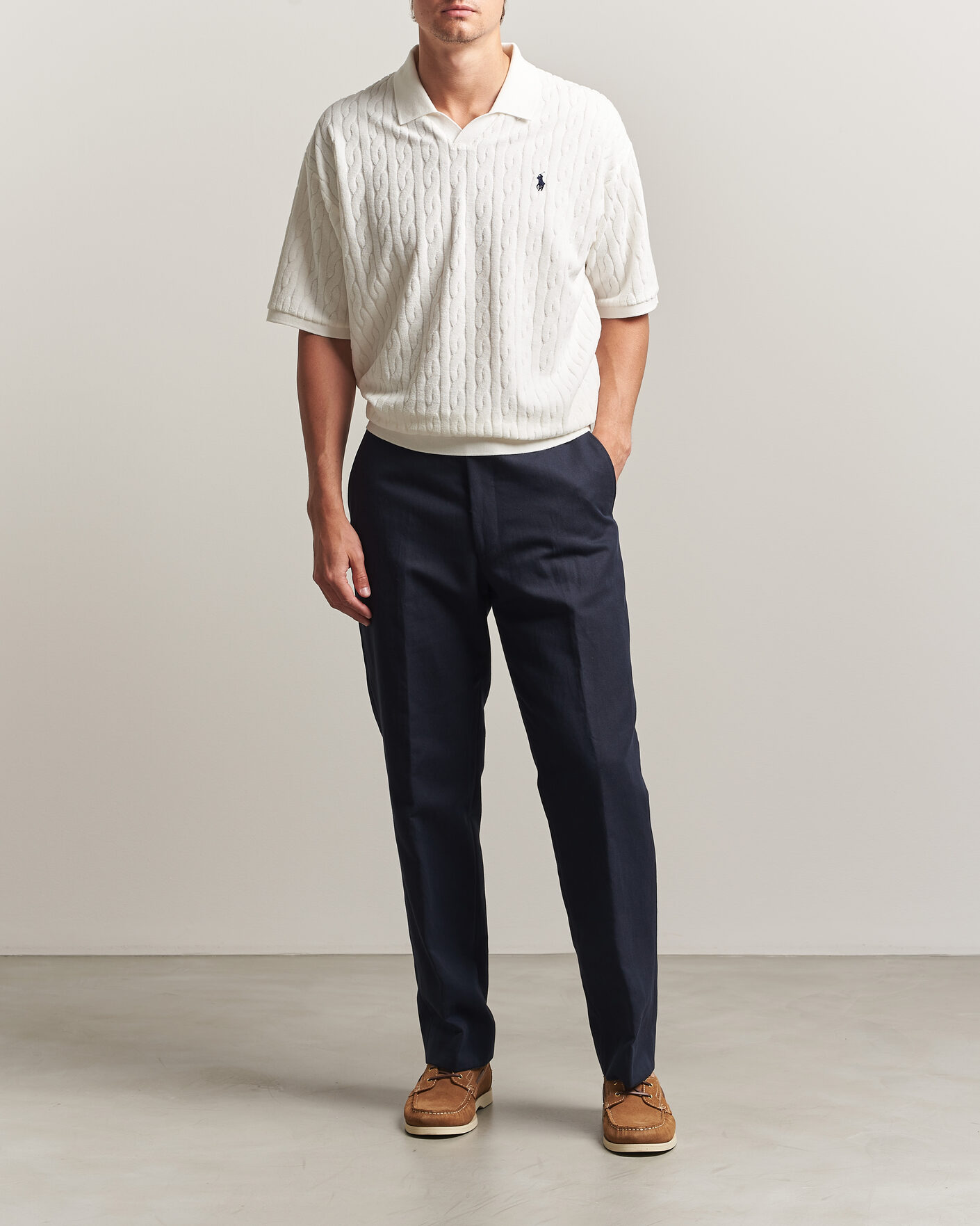 Men | Polo Shirts | Polo Ralph Lauren | Knit Polo White