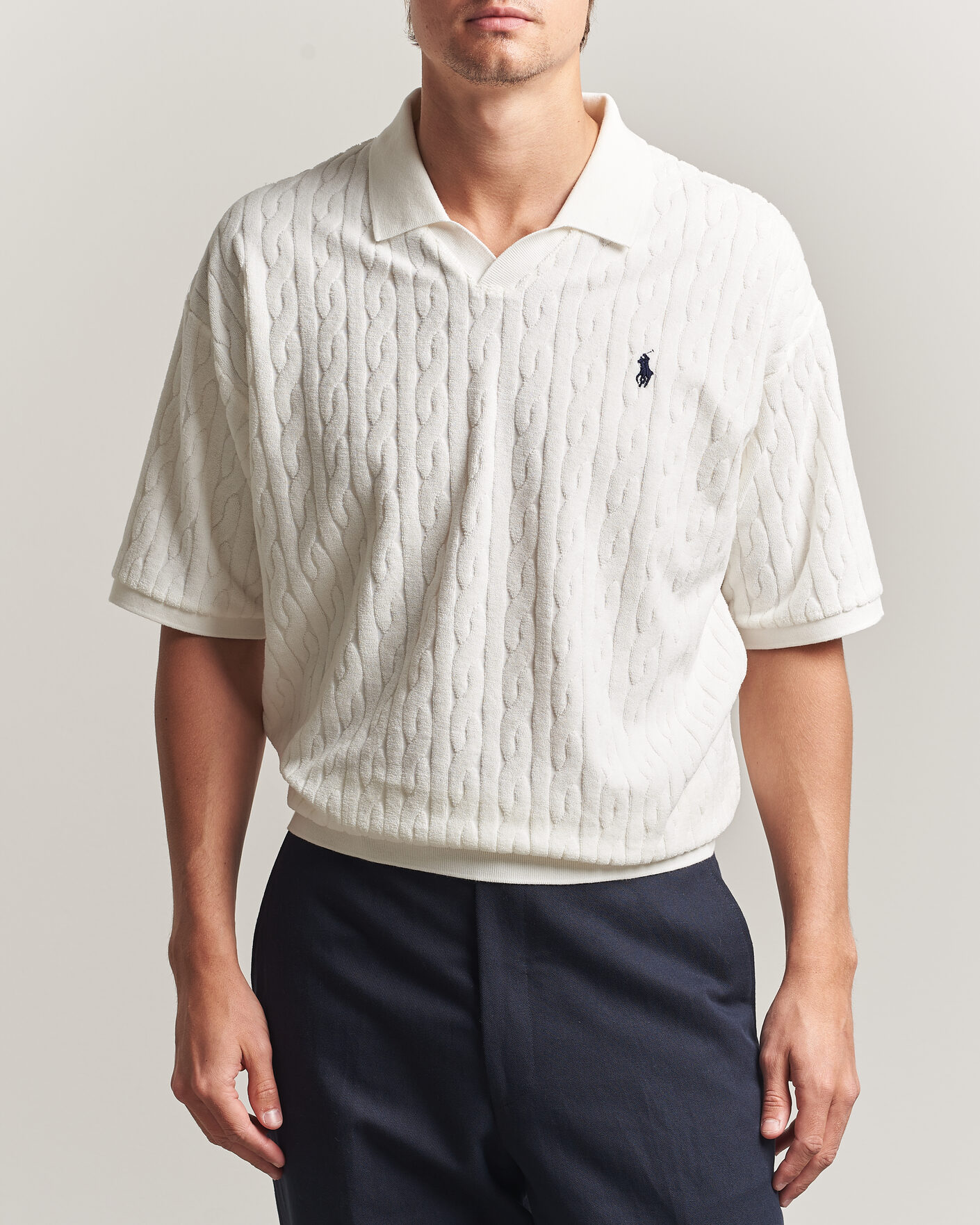 Men | Polo Shirts | Polo Ralph Lauren | Knit Polo White