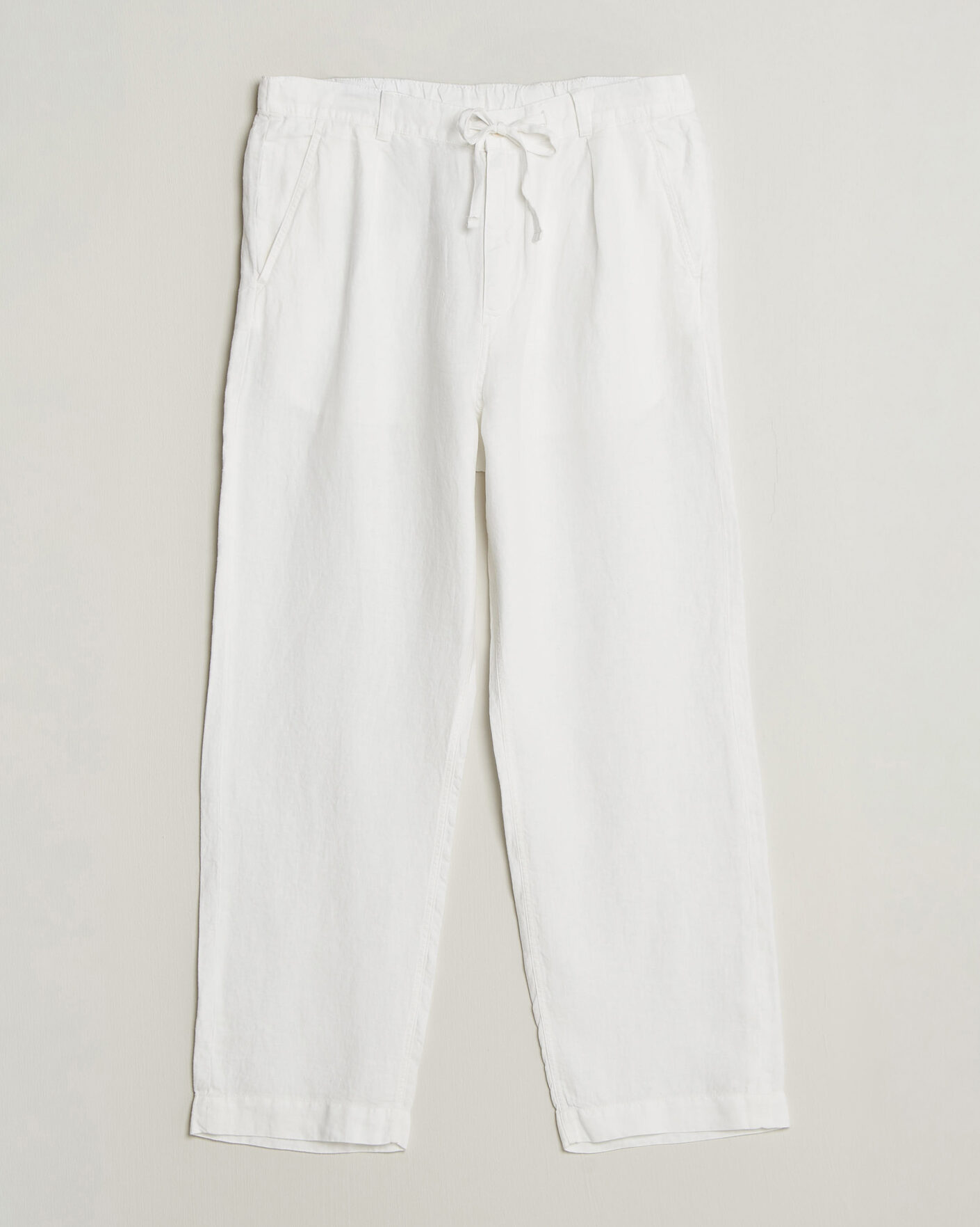 Men | Trousers | Polo Ralph Lauren | Easy Fit Pleated Trousers Ceramic White