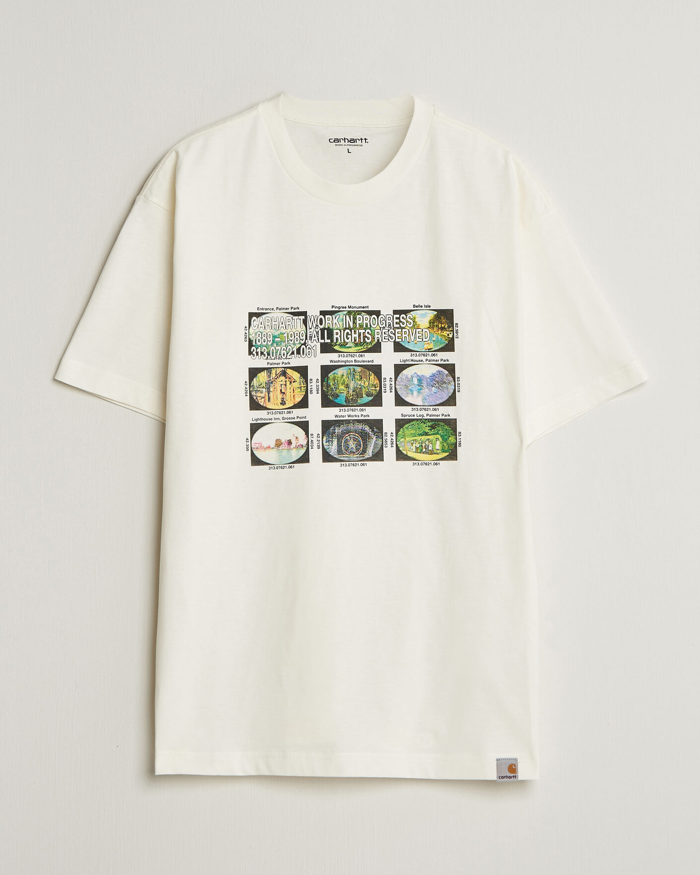 Men | T-Shirts | Carhartt WIP | Coordinates Printed T-Shirt Wax