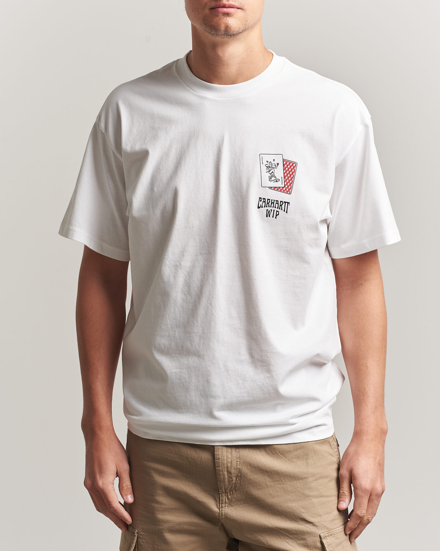 Men | T-Shirts | Carhartt WIP | Playing Cards T-Shirt White