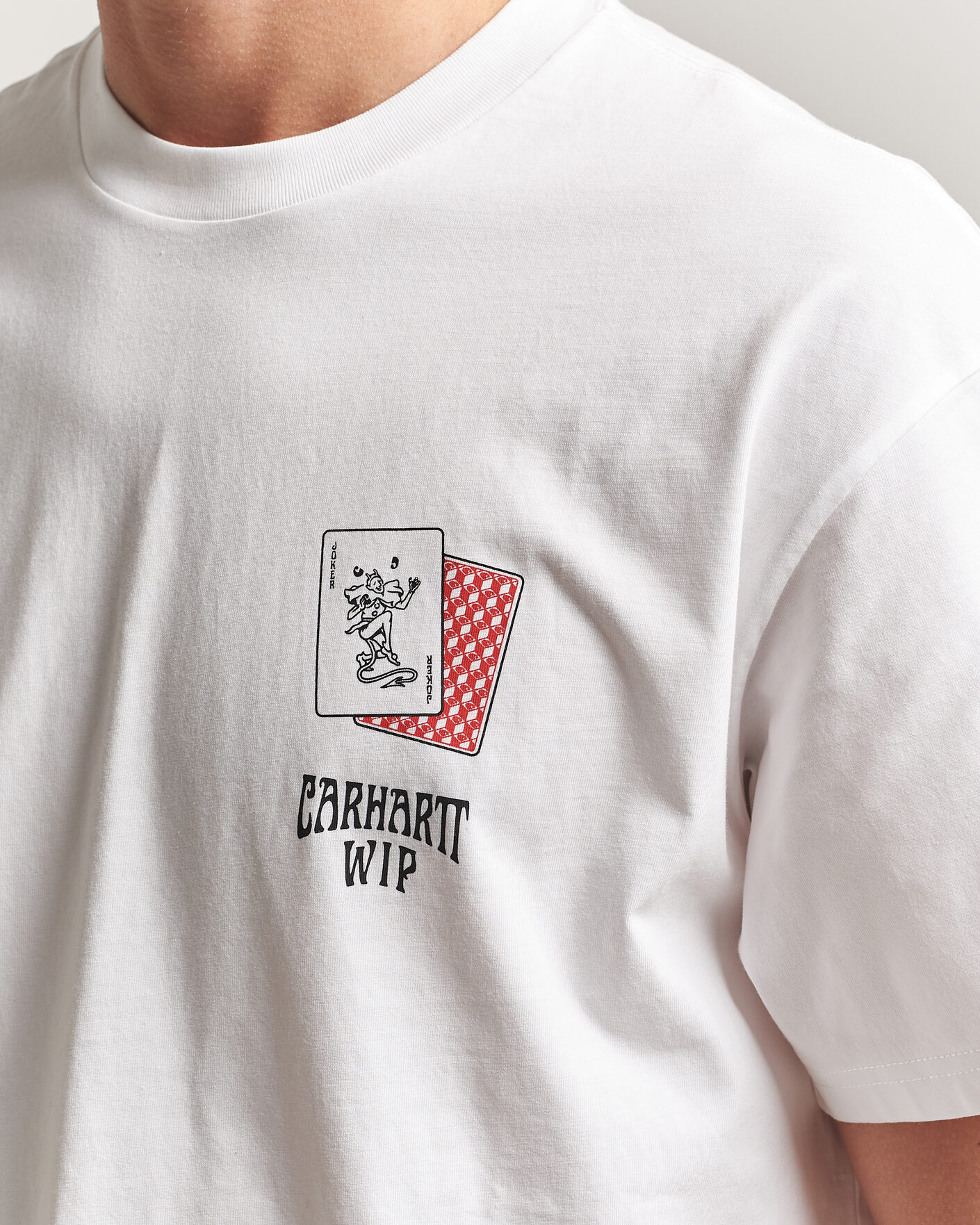 Men | T-Shirts | Carhartt WIP | Playing Cards T-Shirt White
