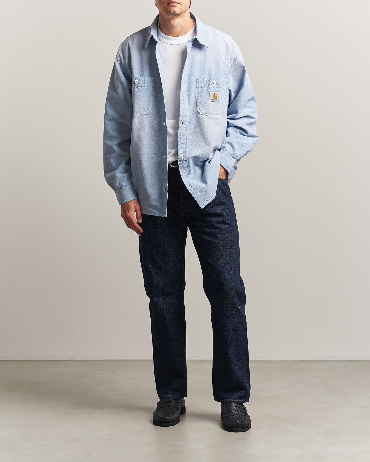 Carhartt WIP Painter Shirt Winston Chambray Blue at CareOfCarl.com
