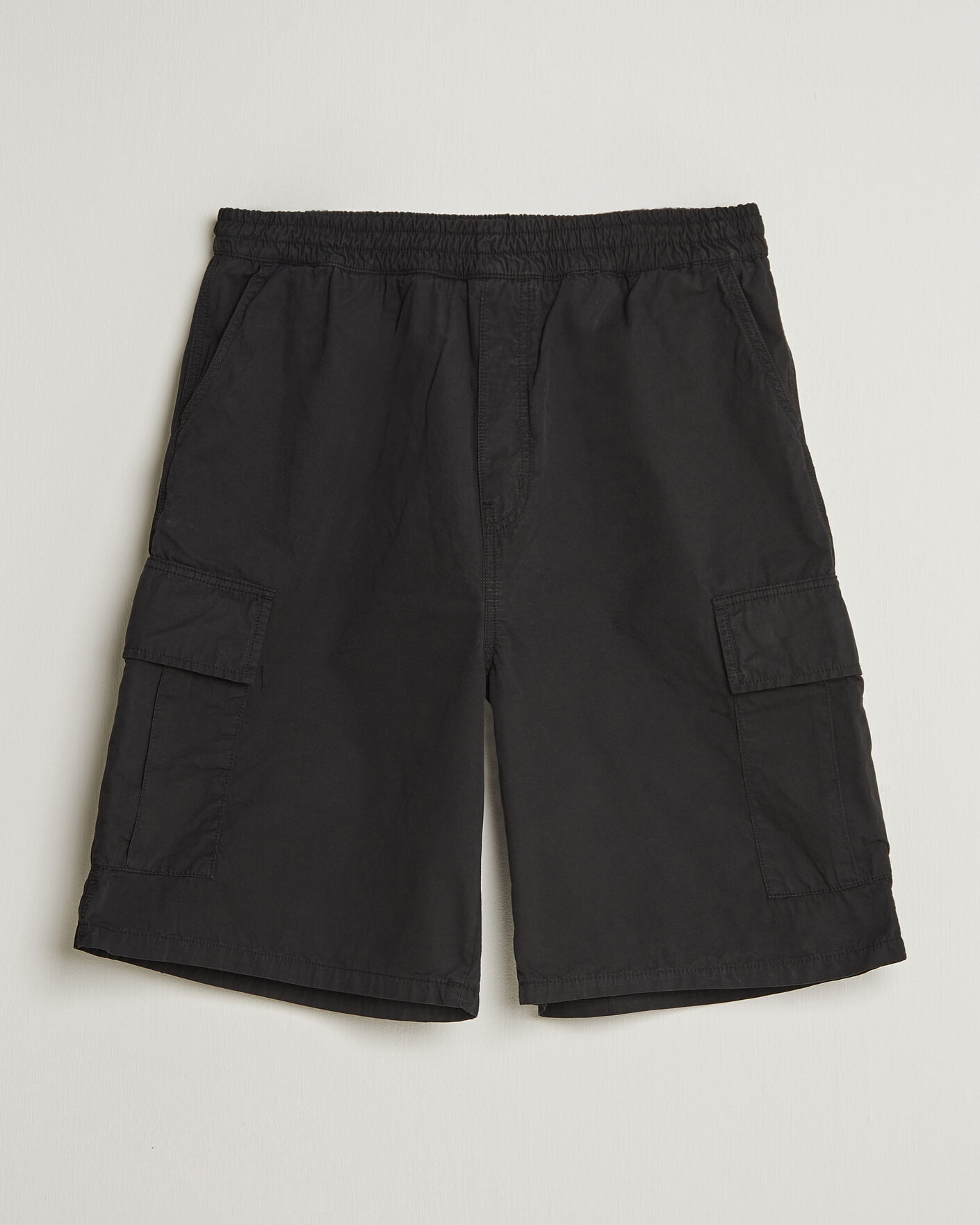 Men | Shorts | Carhartt WIP | Mandler Cargo Cotton Poplin Shorts Black