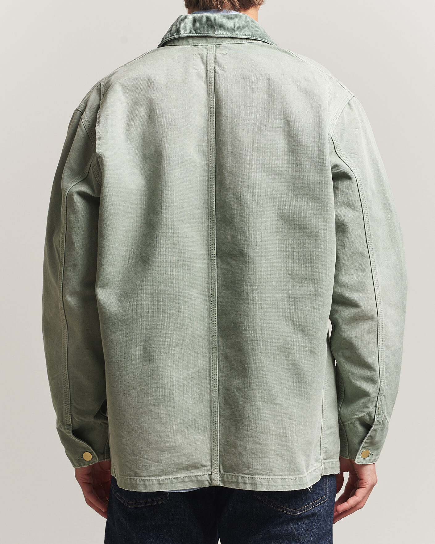 Carhartt WIP OG Dearborn Canvas Chore Coat Shady Green at