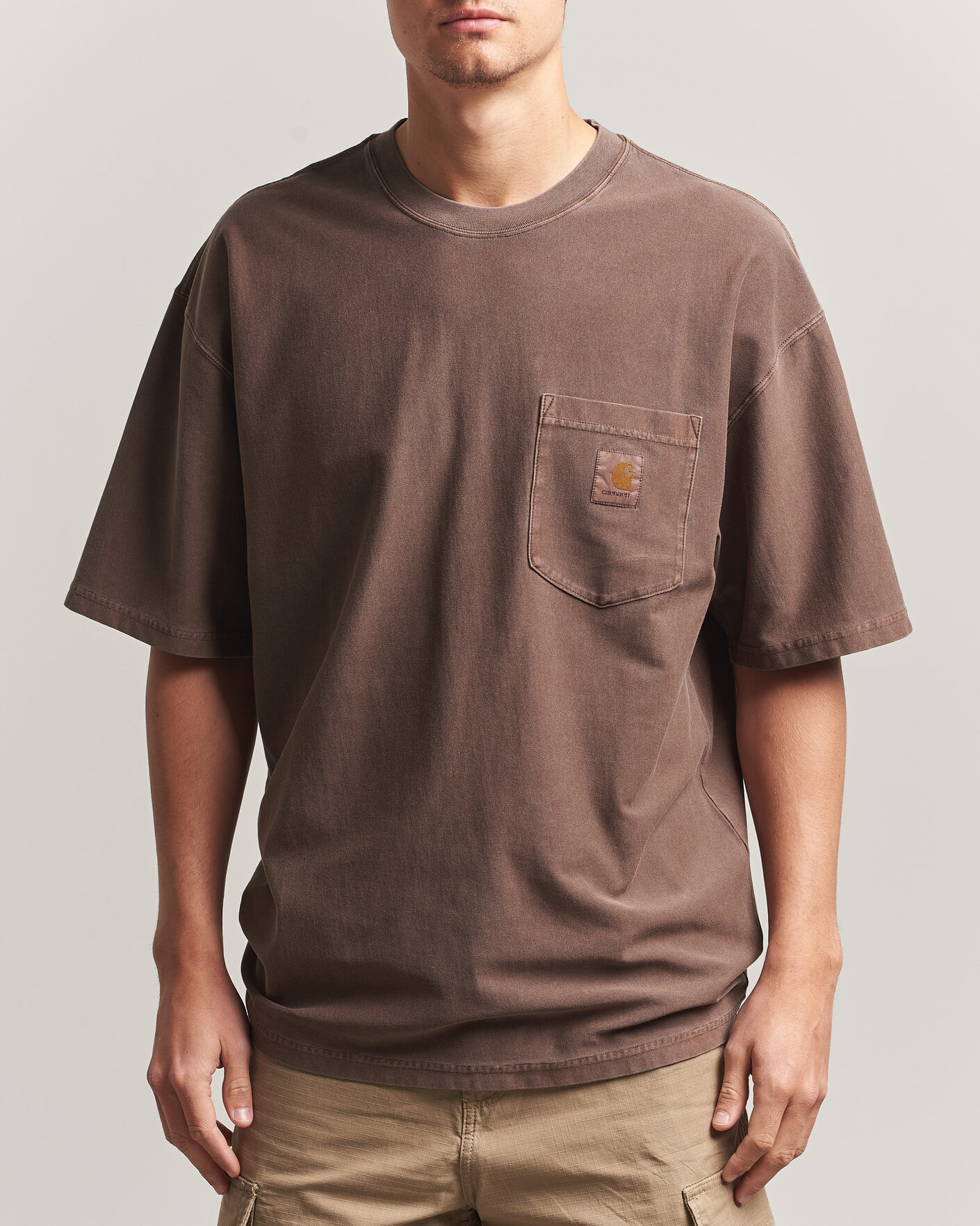 Men | T-Shirts | Carhartt WIP | Loose Pocket T-Shirt Tobacco