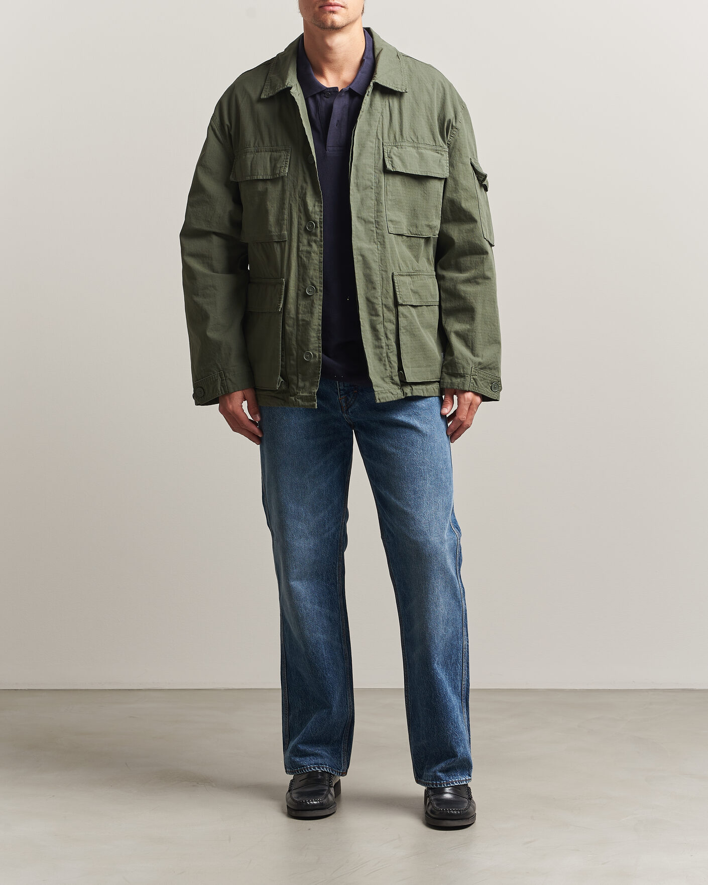 Men | Coats & Jackets | Carhartt WIP | Manderson Ripstop Jacket Leaf