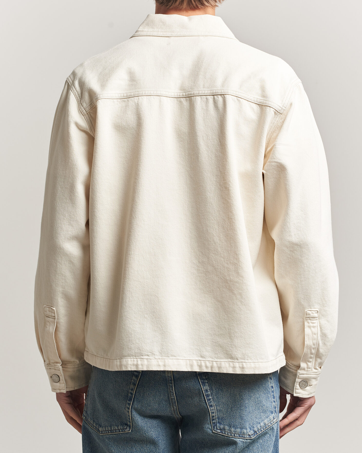 Men | Shirts | Samsøe Samsøe | Chore Denim Overshirt Soft Natural
