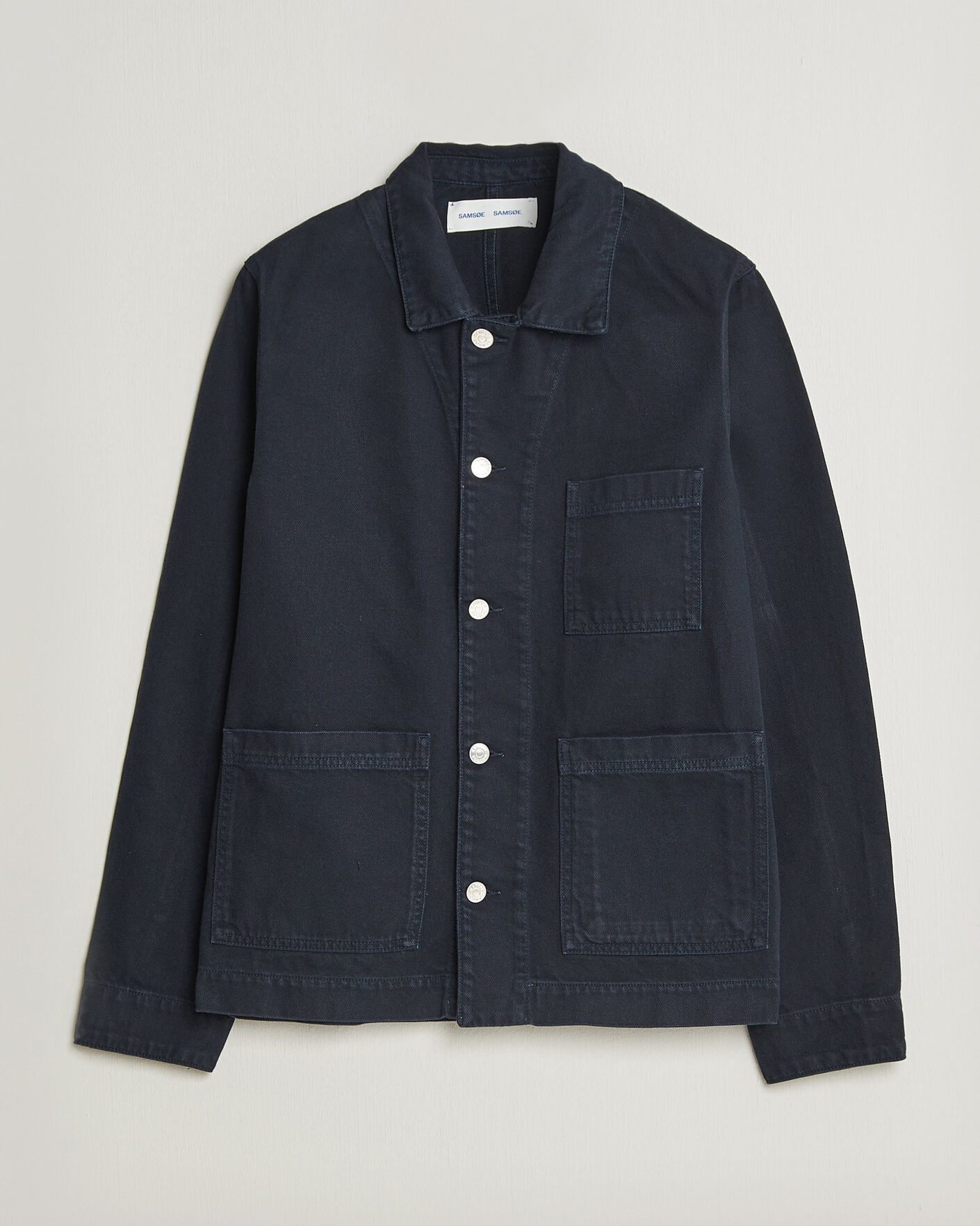 Men | Shirts | Samsøe Samsøe | New Worker Overshirt Salute Navy