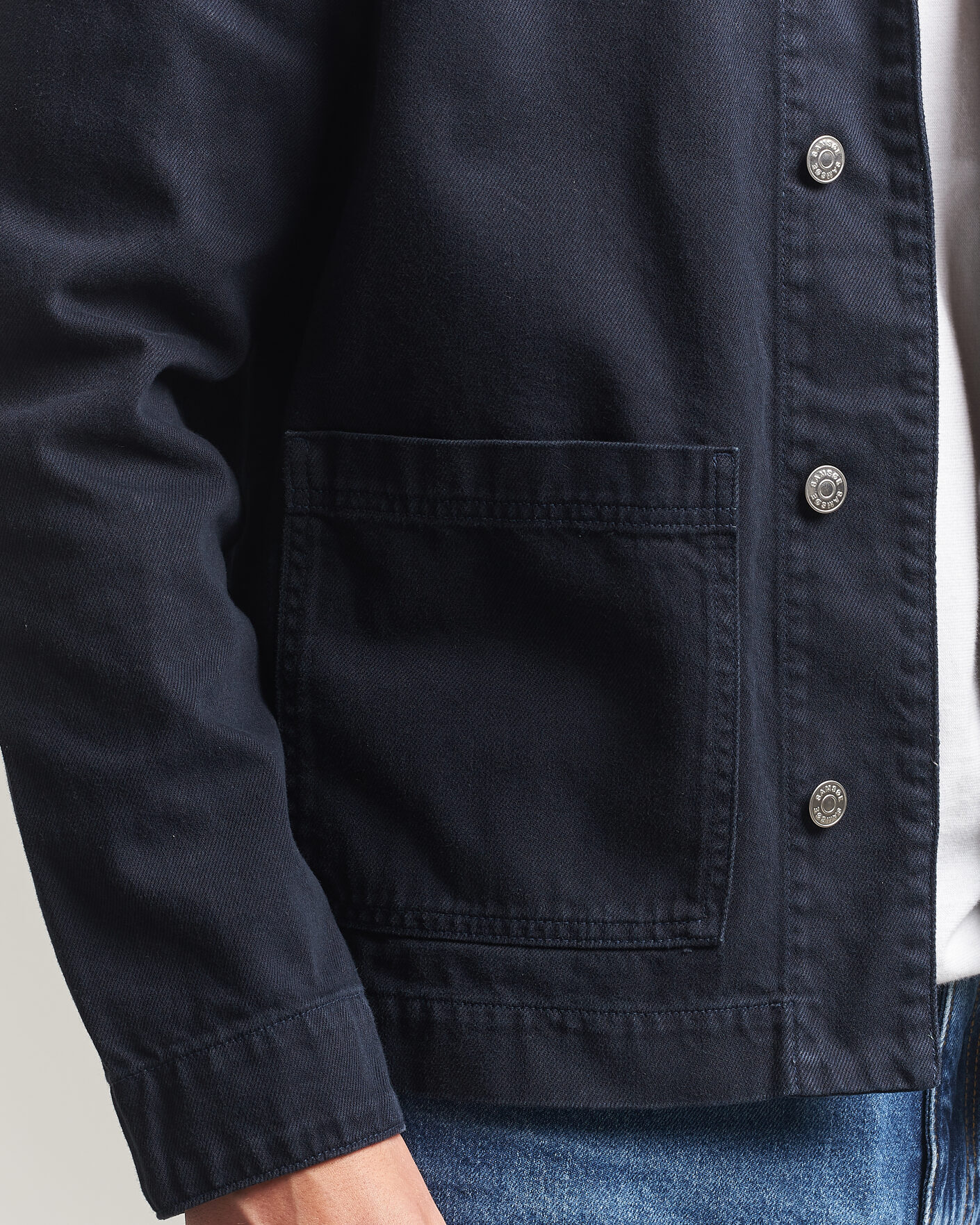 Men | Shirts | Samsøe Samsøe | New Worker Overshirt Salute Navy