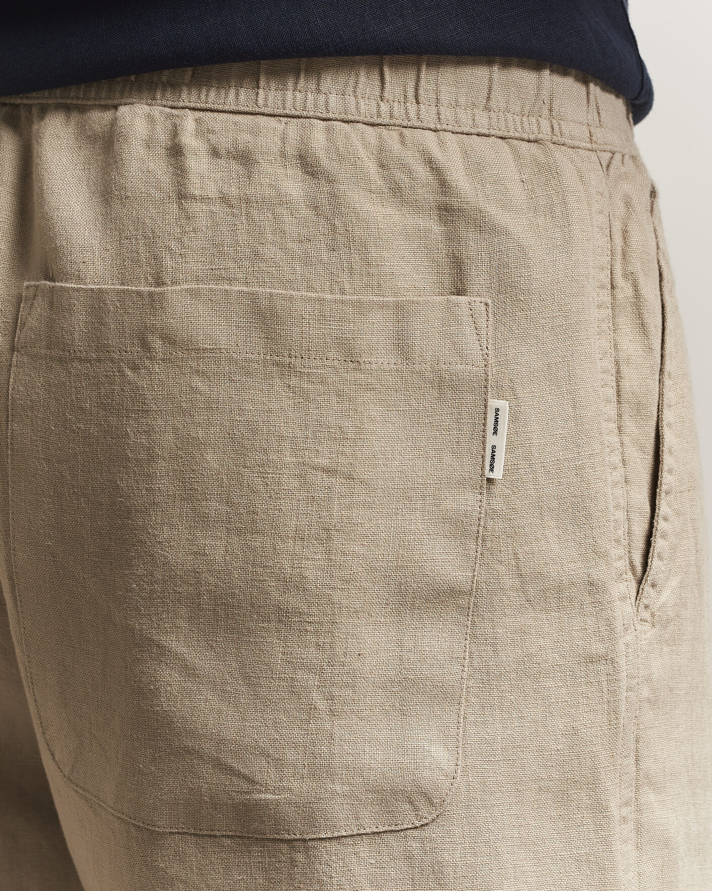 Men | Shorts | Samsøe Samsøe | Jabari Linen Drawstring Shorts Aluminum