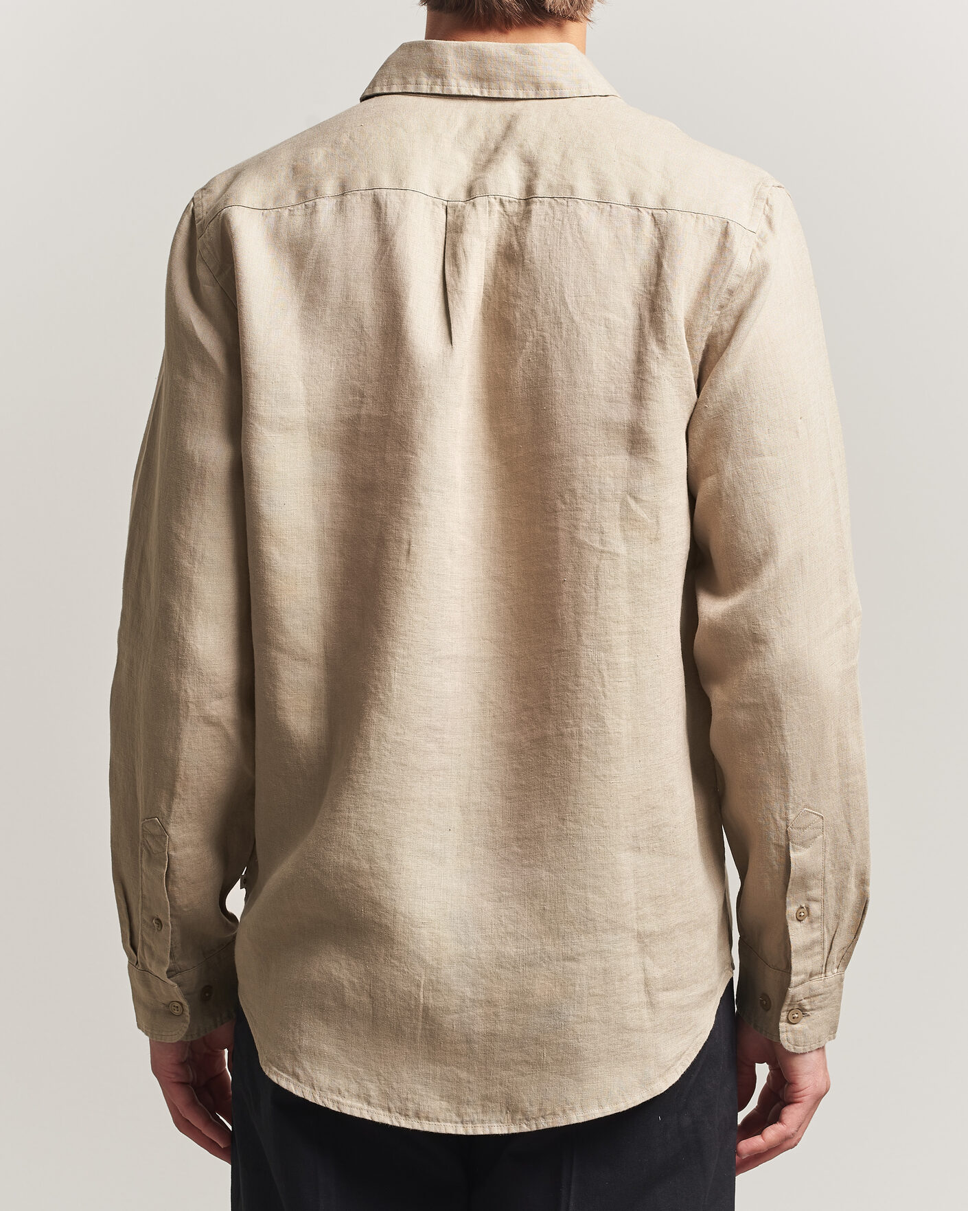 Men | Shirts | Samsøe Samsøe | Liam Linen Shirt Aluminum