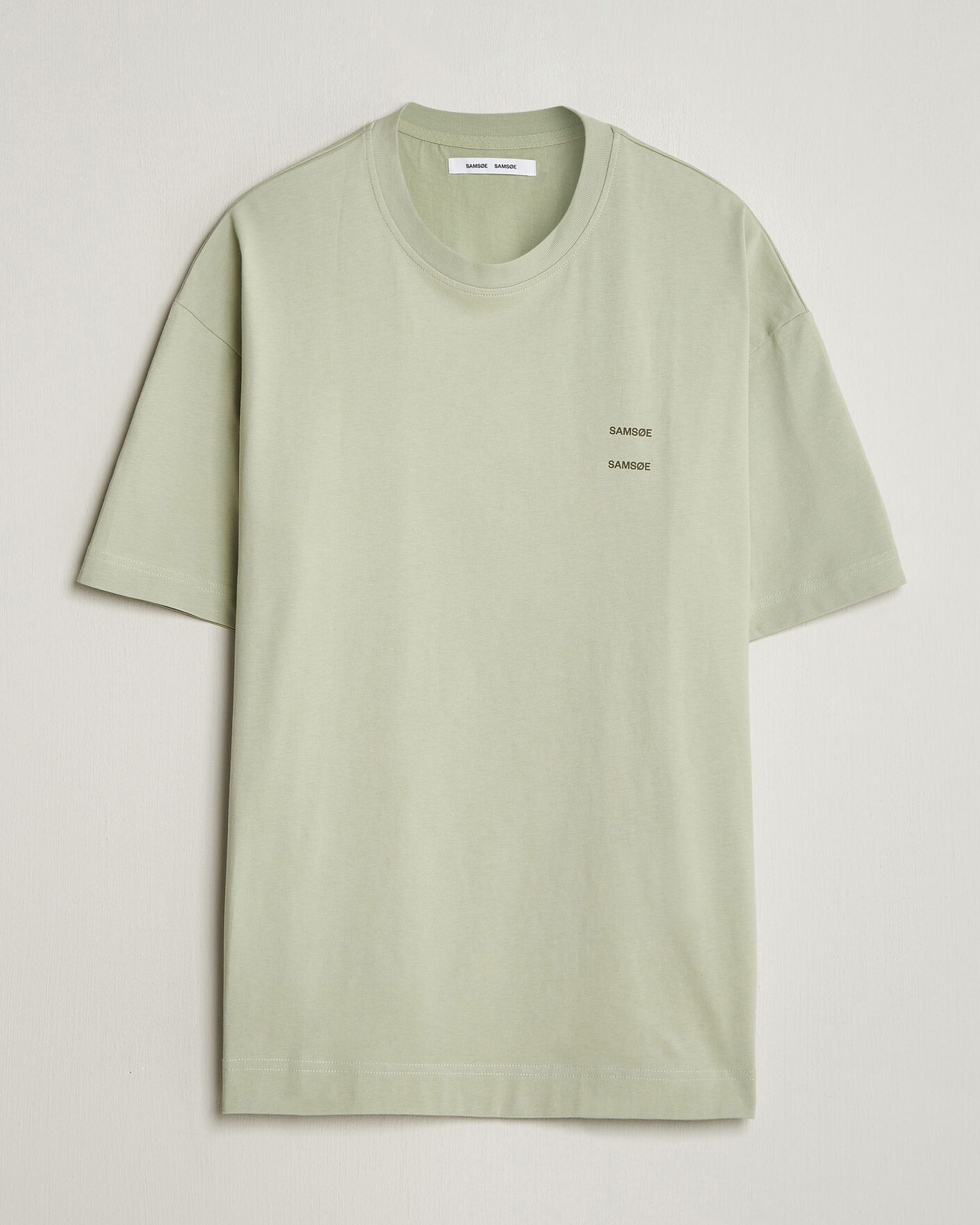 Men | T-Shirts | Samsøe Samsøe | Joel Organic Cotton T-Shirt Desert Sage