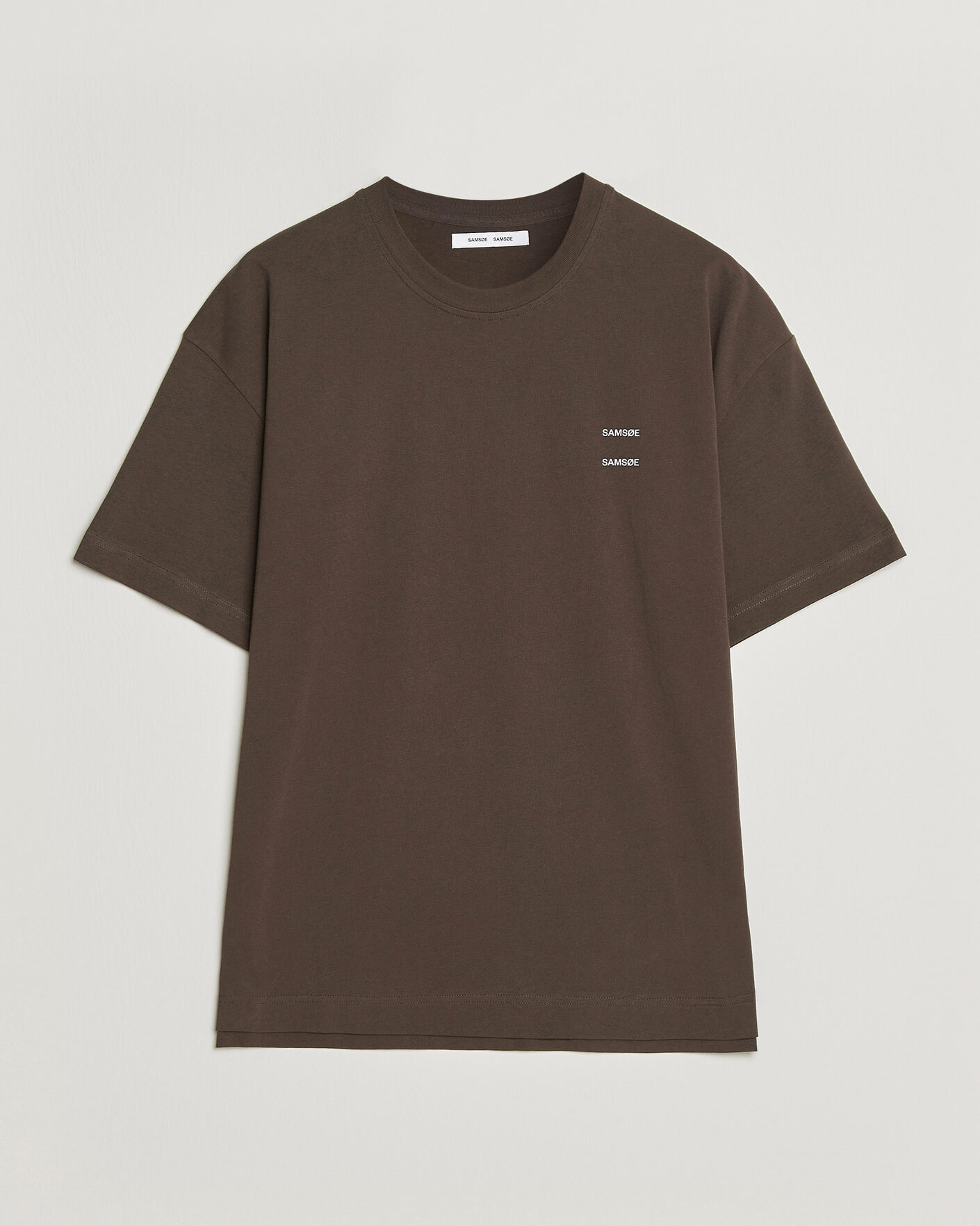 Samsøe Samsøe Joel Organic Cotton T-Shirt Turkish Coffee at