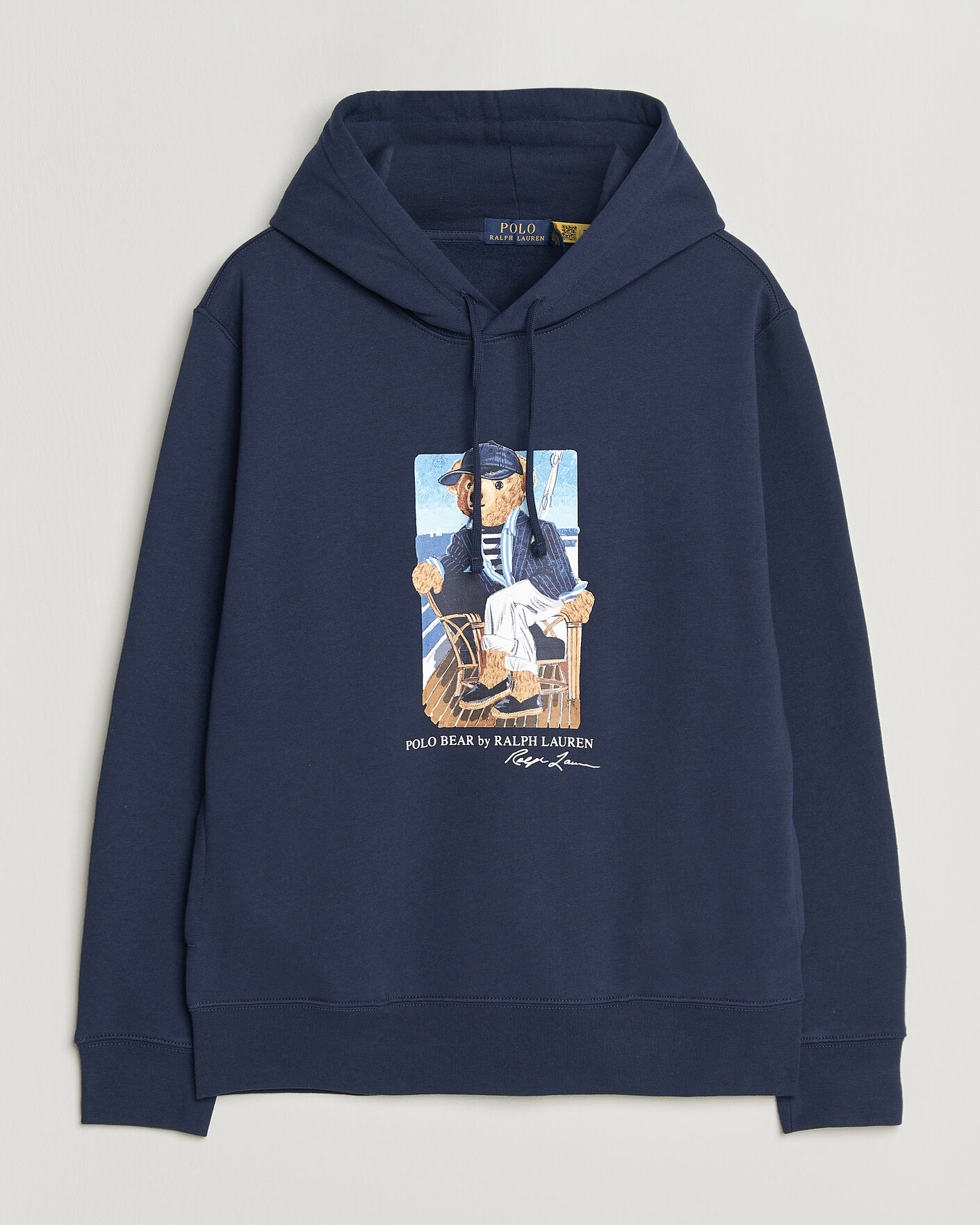 Men | Sweaters & Knitwear | Polo Ralph Lauren | Newport Bear Hoodie Navy