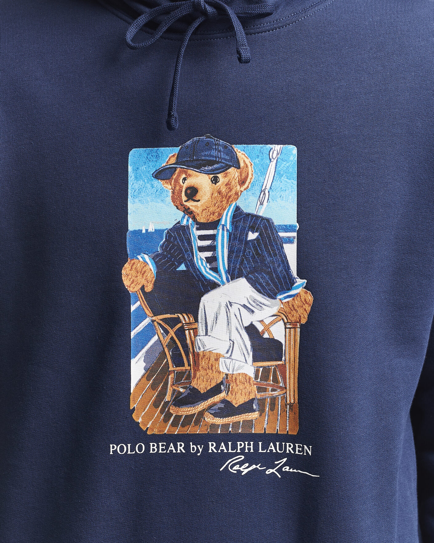 Men | Sweaters & Knitwear | Polo Ralph Lauren | Newport Bear Hoodie Navy