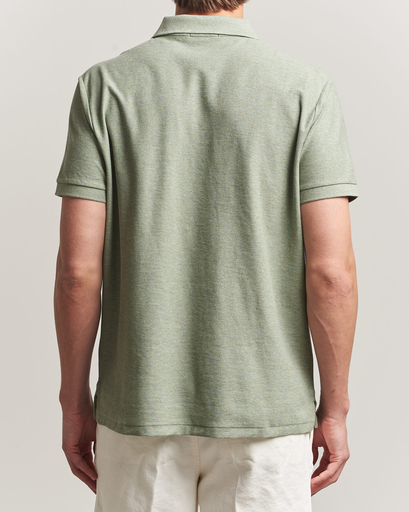 Men | Polo Shirts | Polo Ralph Lauren | Honeycomb Texture Polo Greenery Heather